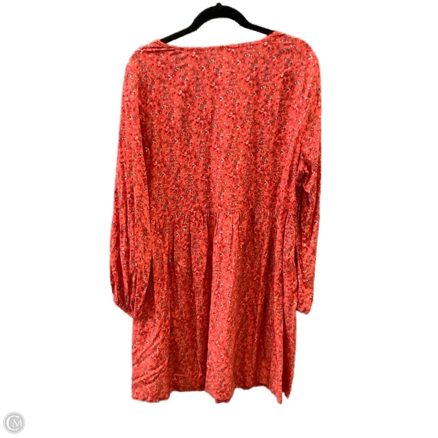 Dress Casual Midi By Old Navy In Red, Size: L