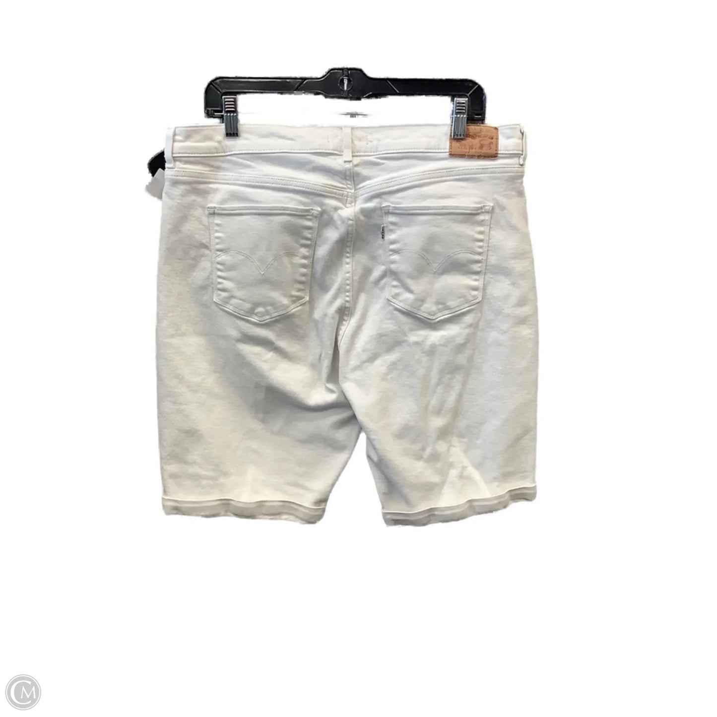 Shorts By Levis In White Denim, Size: 16