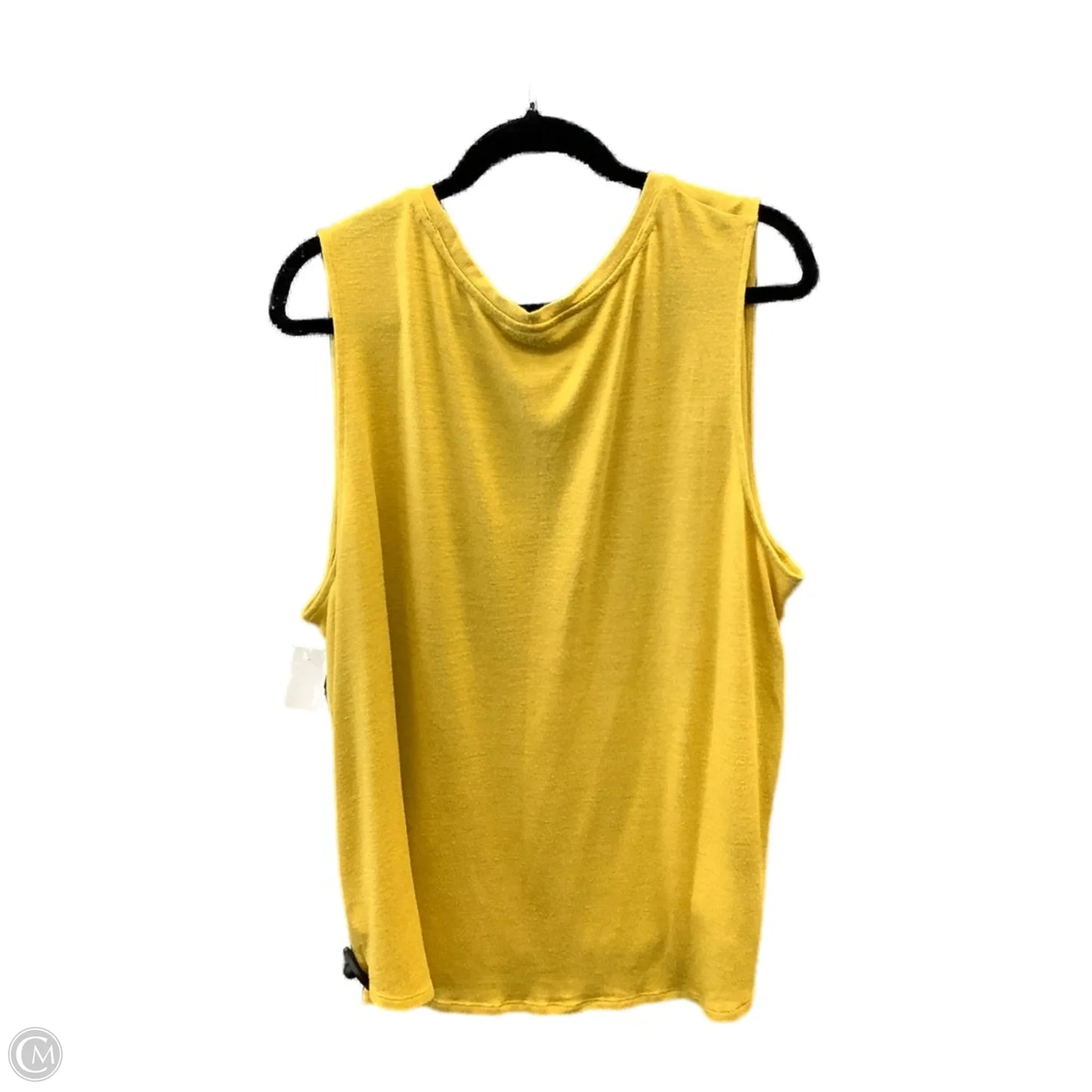 Tank Top By Ava & Viv In Yellow, Size: 3x