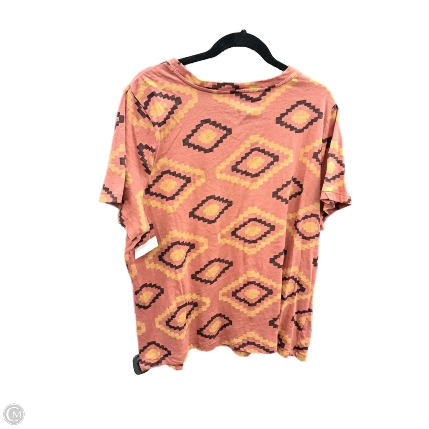 Top Short Sleeve By Sonoma In Orange, Size: Xxl