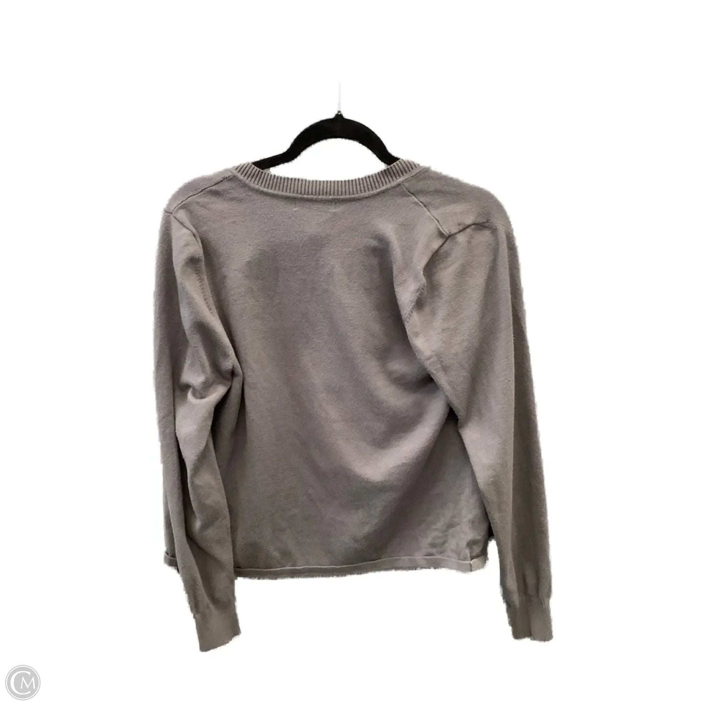 Cardigan By Clothes Mentor In Grey, Size: S