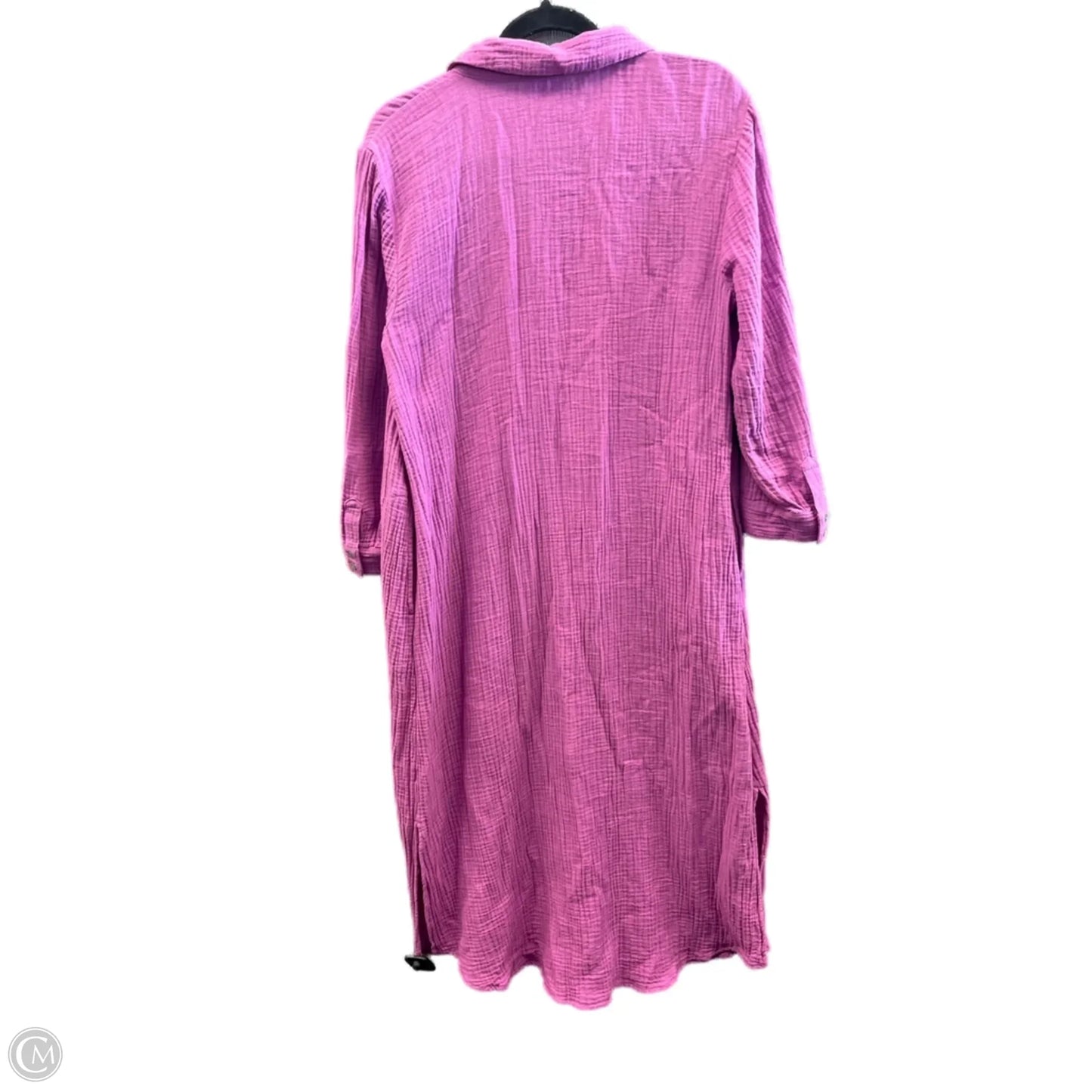 Dress Casual Midi By J. Jill In Purple, Size: Xs