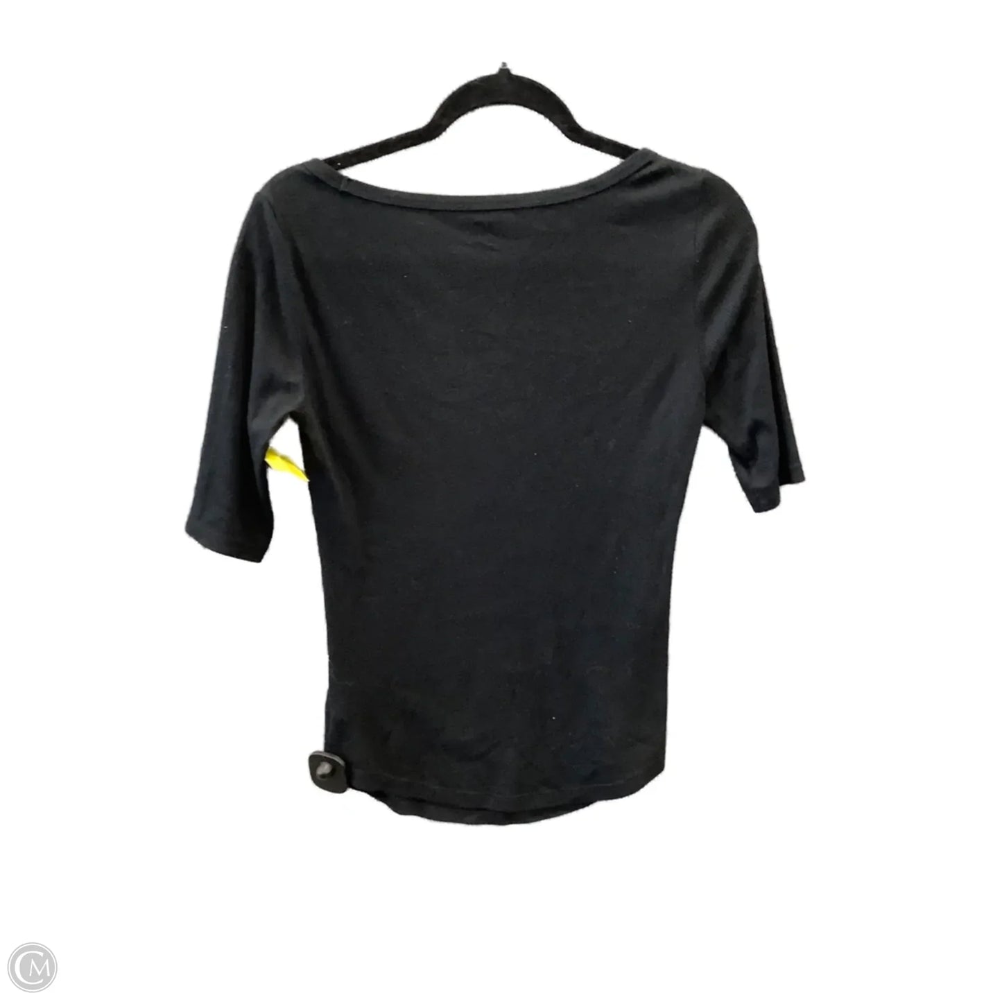 Top Short Sleeve By Gap In Black, Size: S