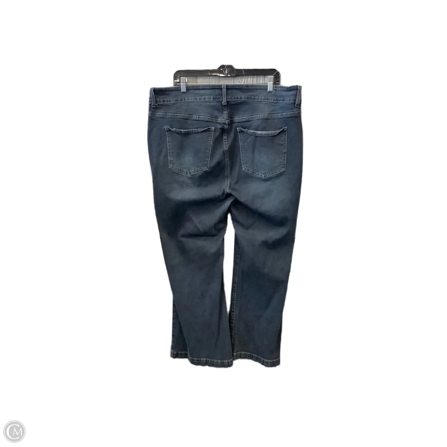 Jeans Boot Cut By Bloomchic In Blue Denim, Size: 18