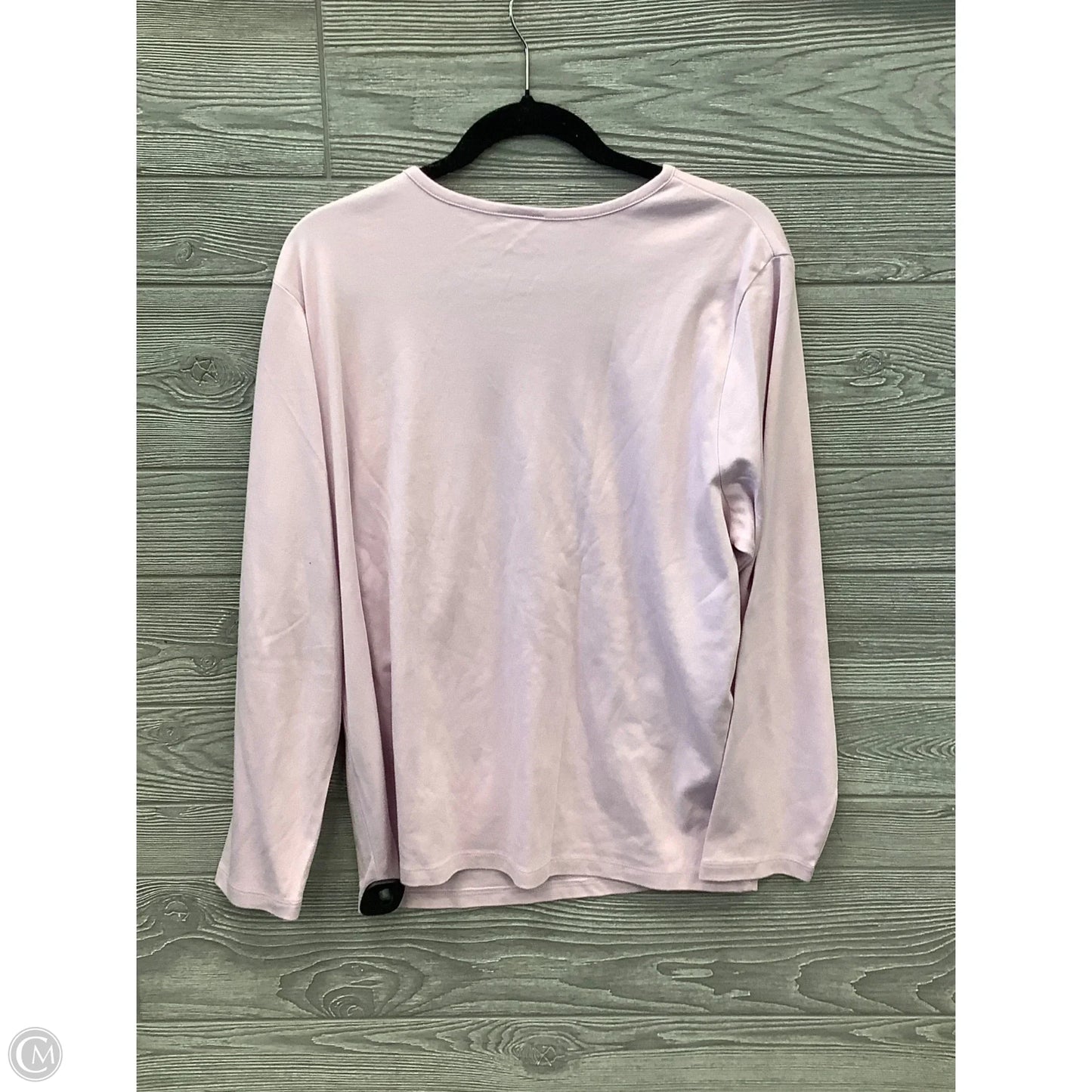 Top Long Sleeve Basic By L.l. Bean In Purple, Size: 2x
