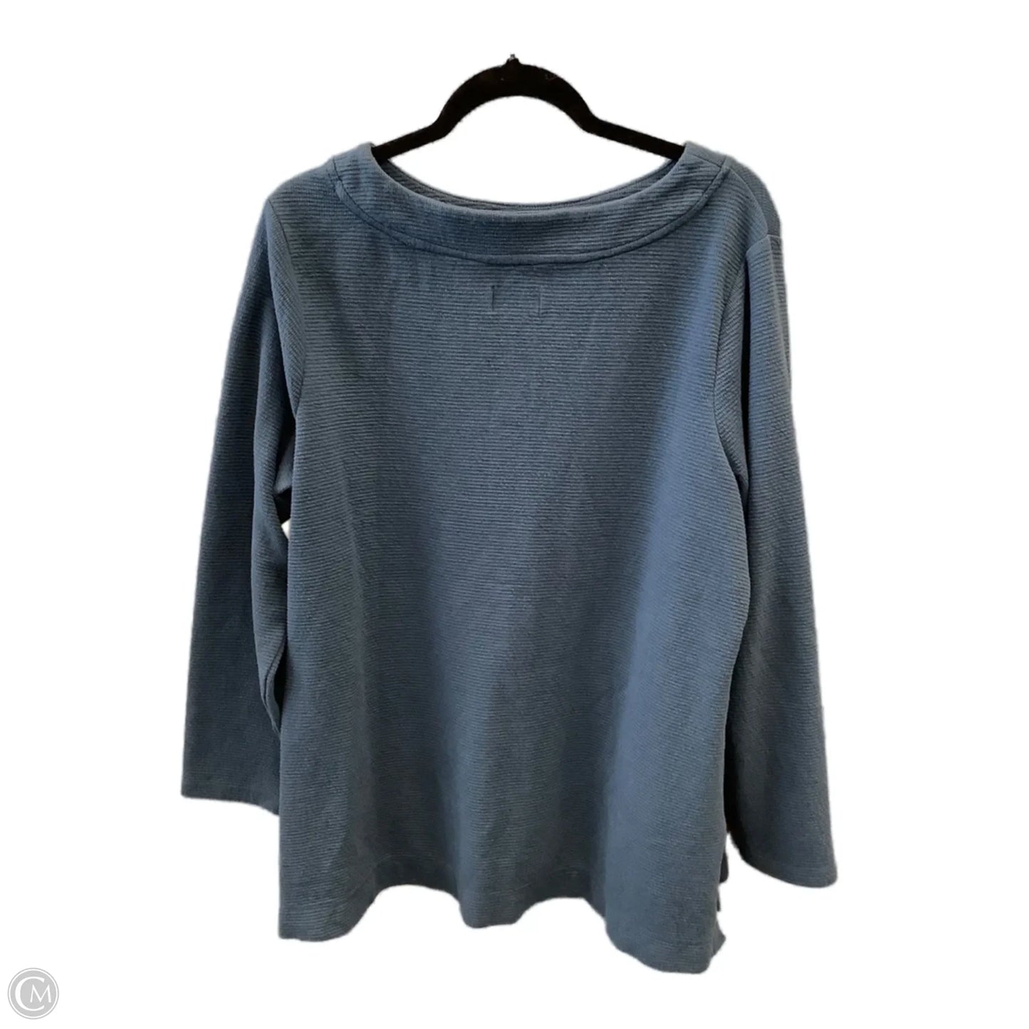 Sweatshirt Crewneck By Croft And Barrow In Blue, Size: Xxl