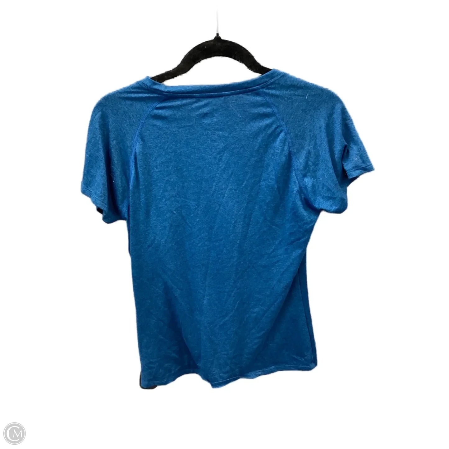 Athletic Top Short Sleeve By The North Face In Blue, Size: M