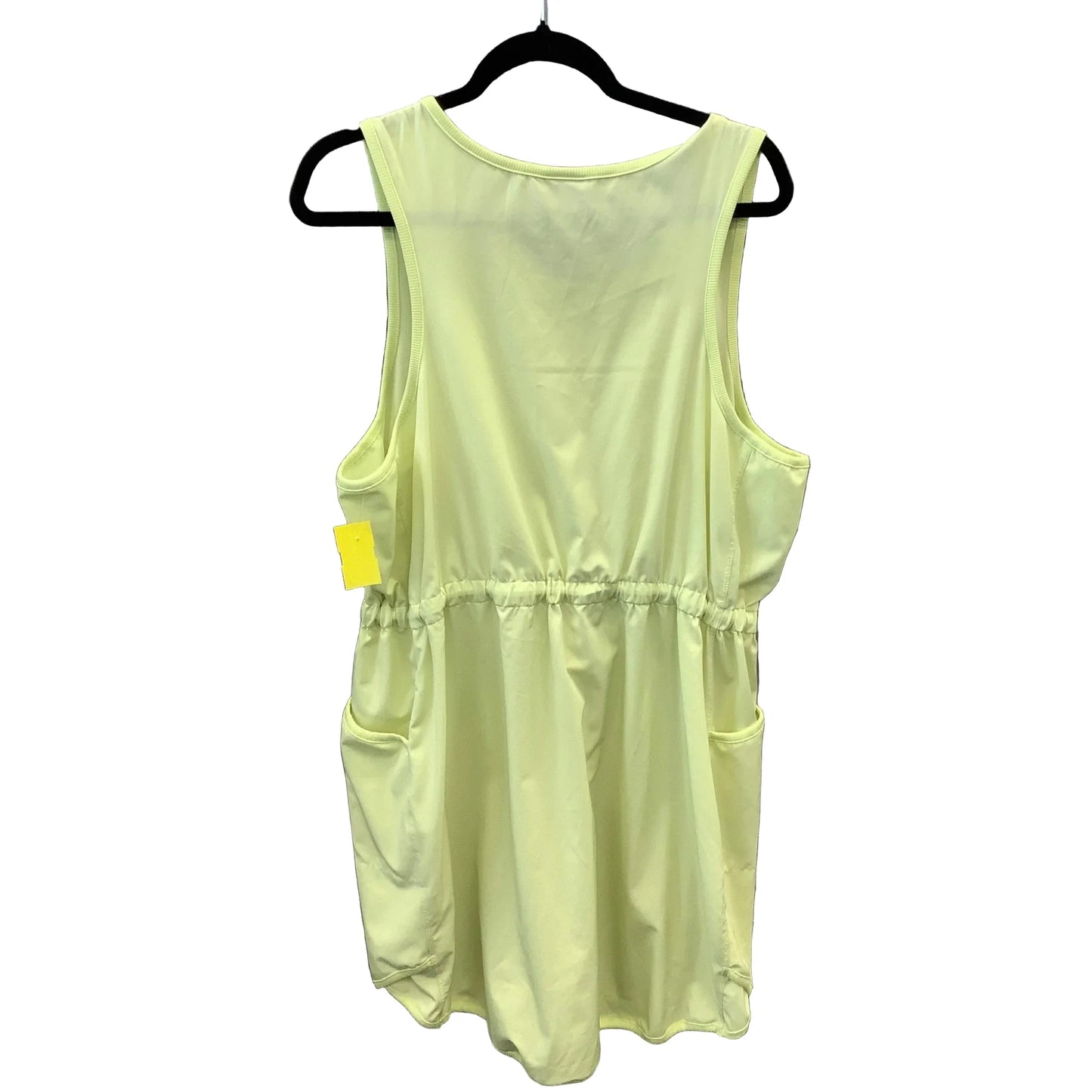 Athletic Dress By Tek Gear In Yellow, Size: 2x