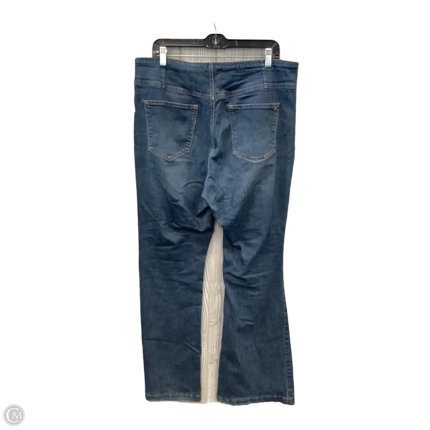 Jeans Flared By Sofia By Sofia Vergara In Blue Denim, Size: 18