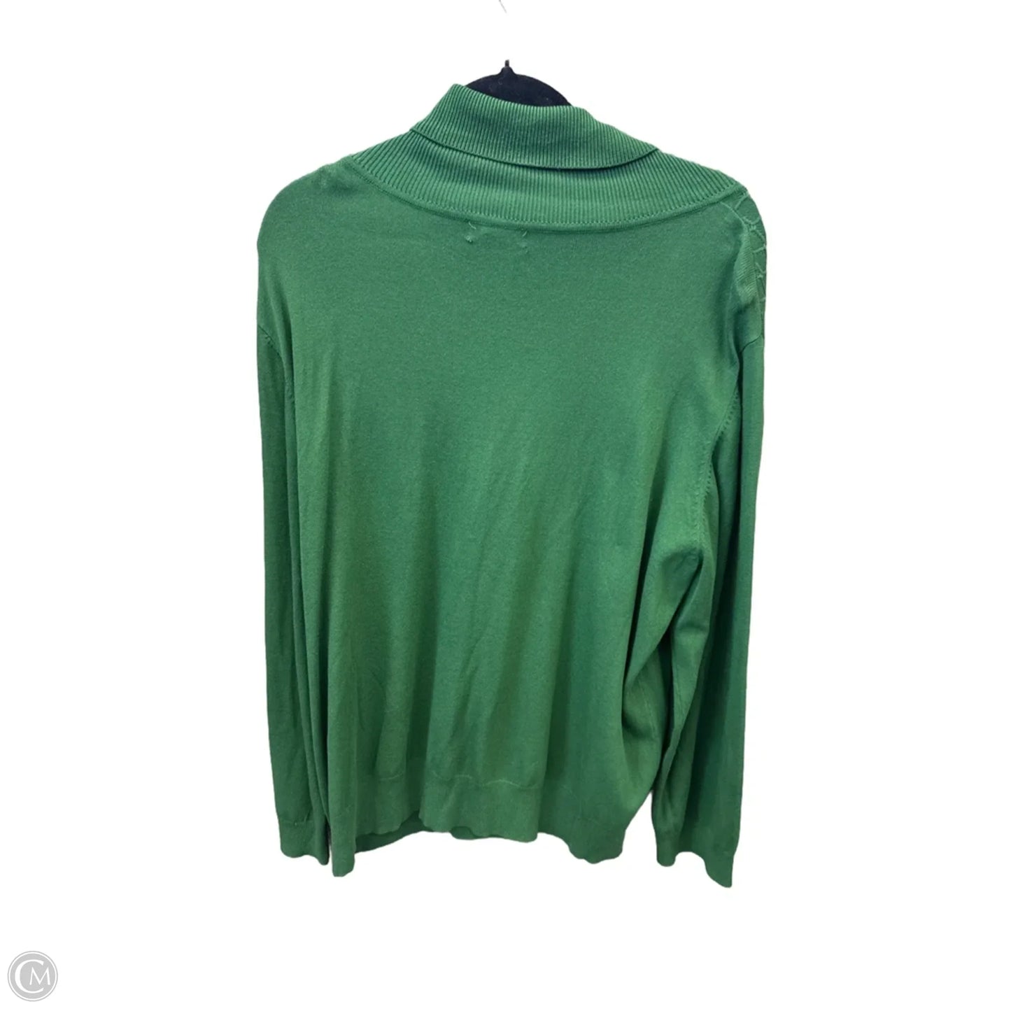Top Long Sleeve By Clothes Mentor In Green, Size: 3x