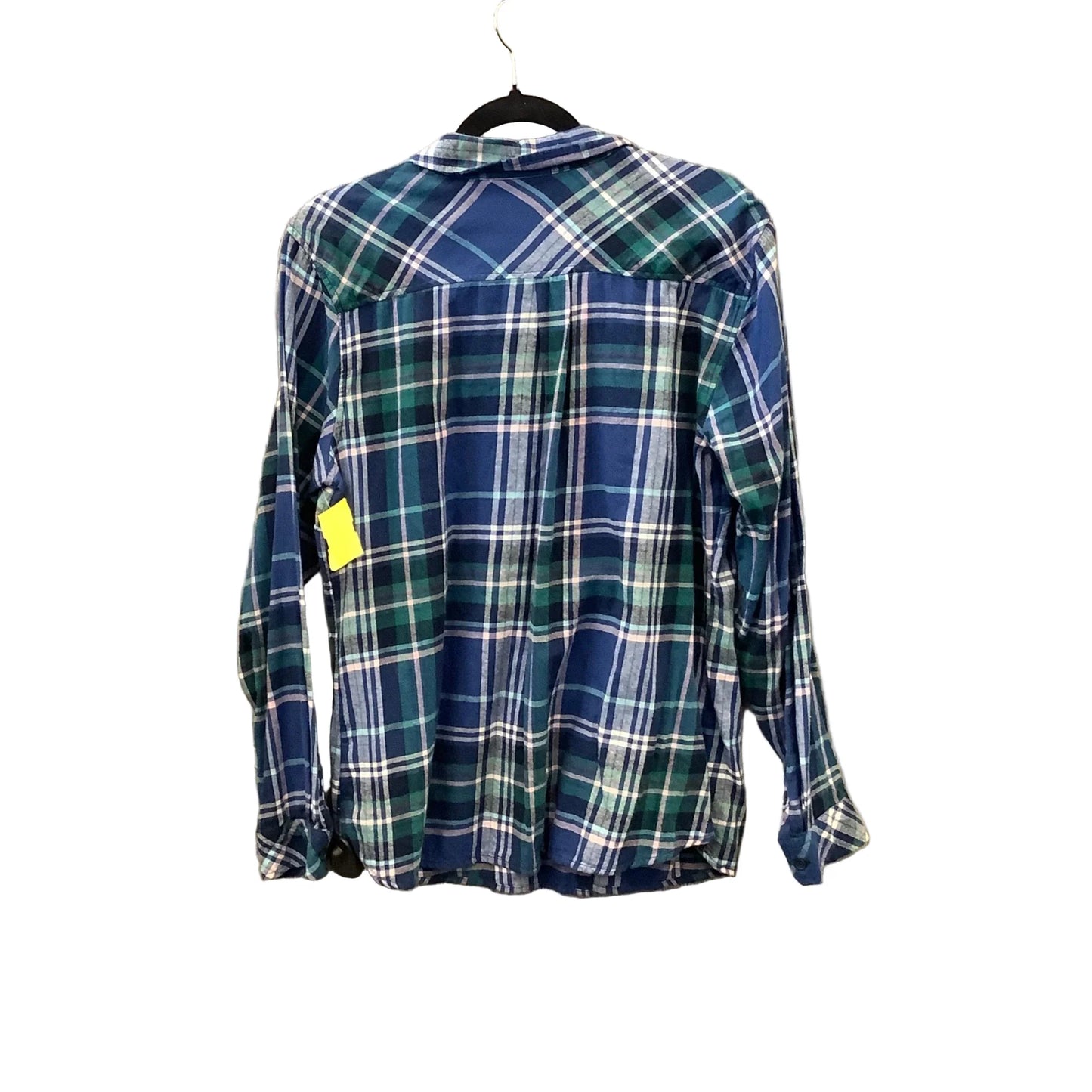 Top Long Sleeve By Croft And Barrow In Blue, Size: L