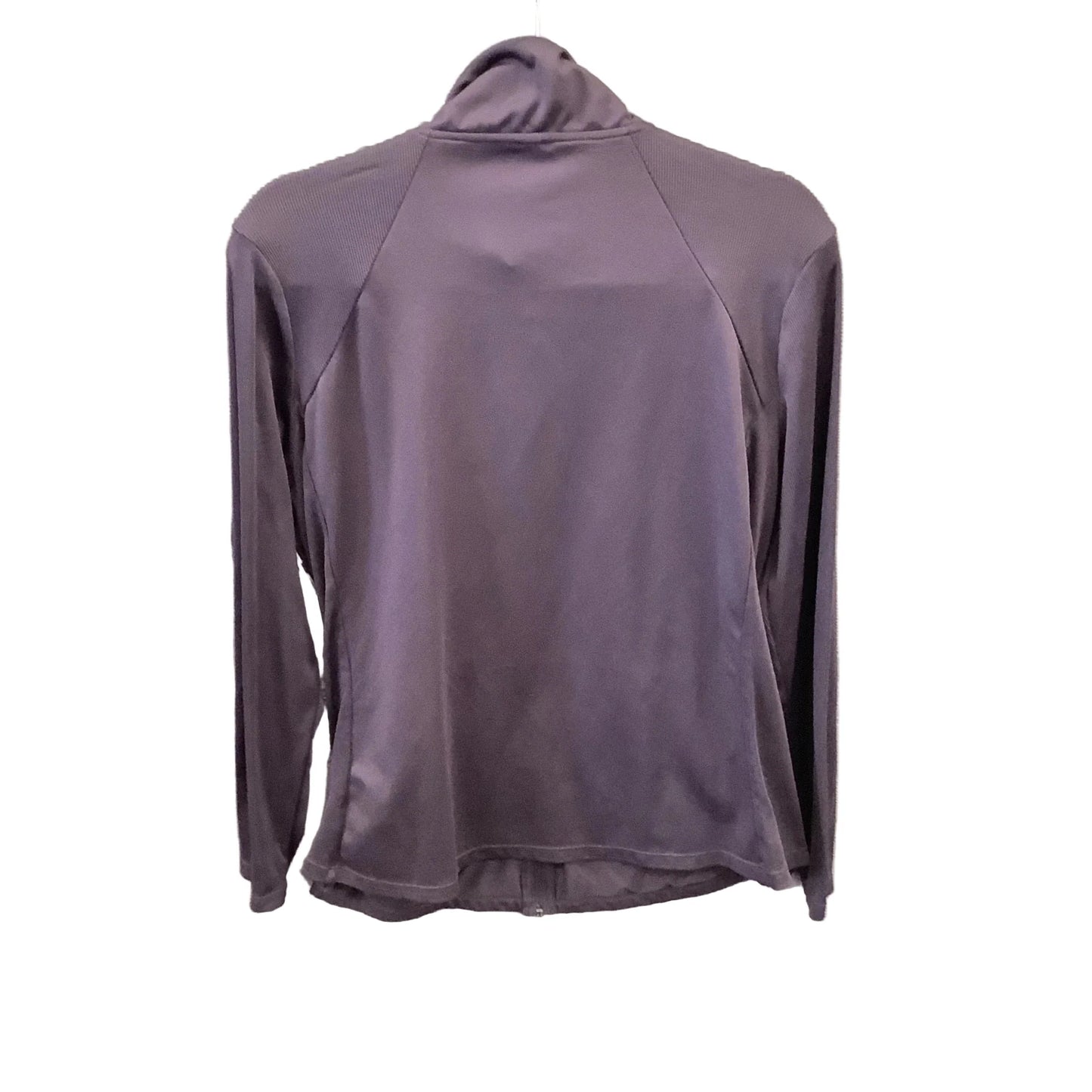 Athletic Top Long Sleeve Collar By Mta Sport In Purple, Size: 1x