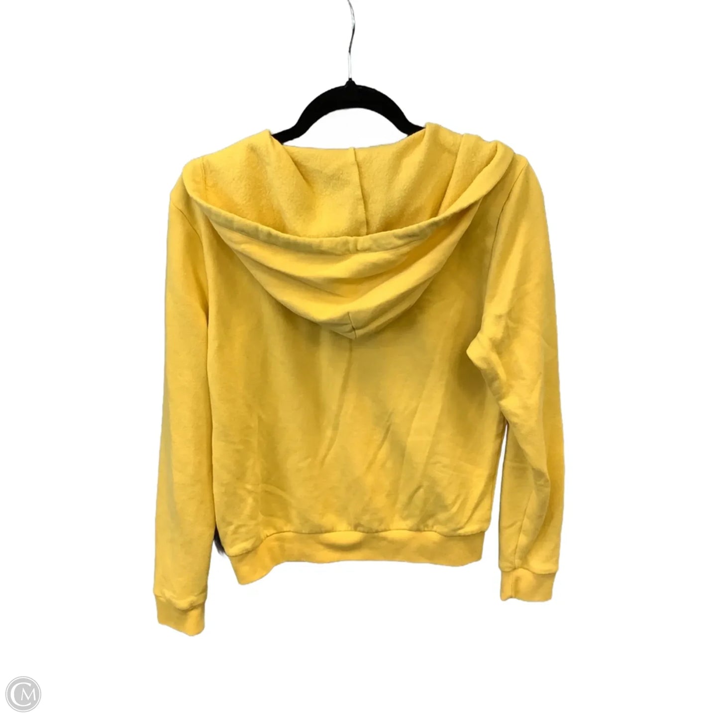 Sweatshirt Hoodie By Pink In Yellow, Size: M