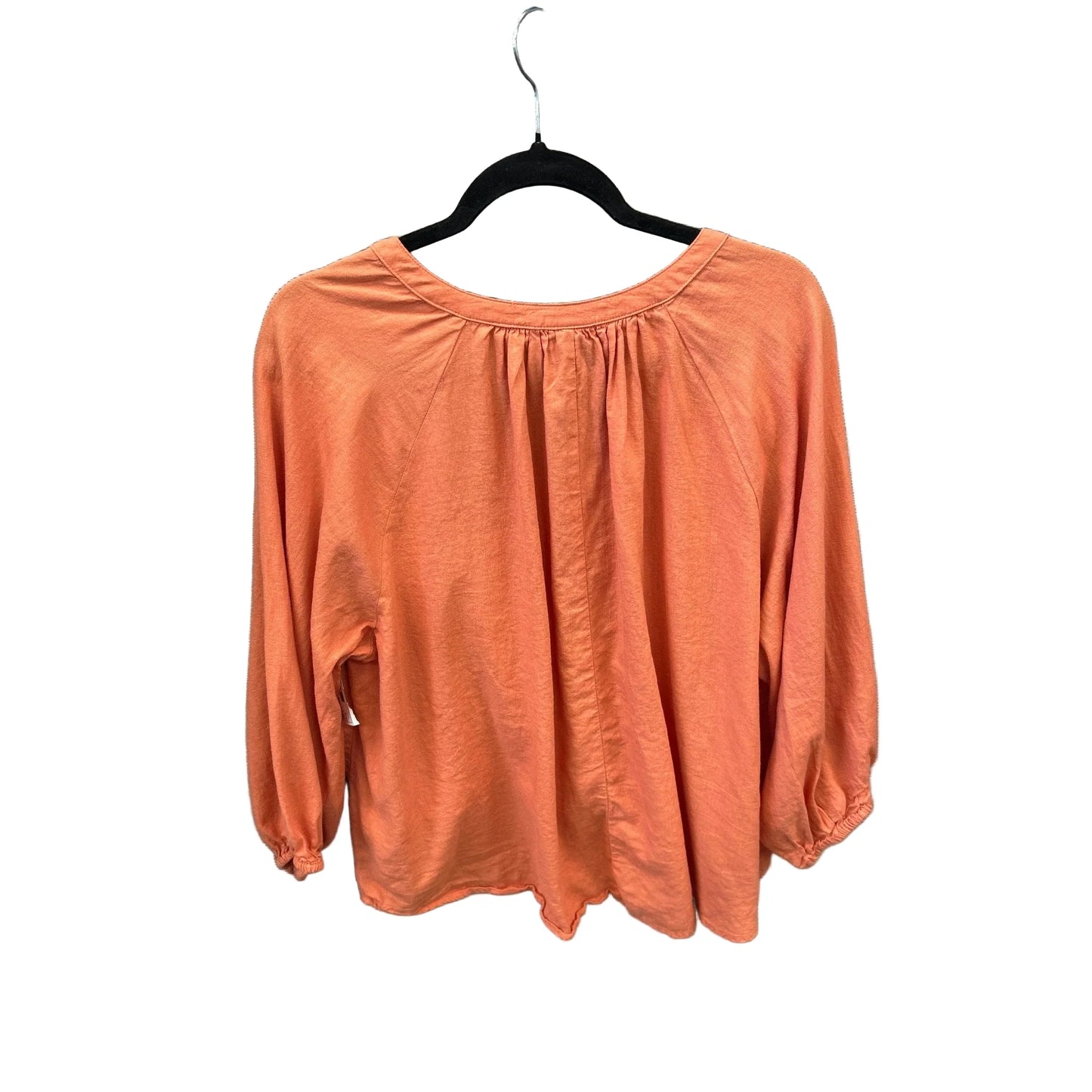 Top Long Sleeve By A New Day In Orange, Size: M