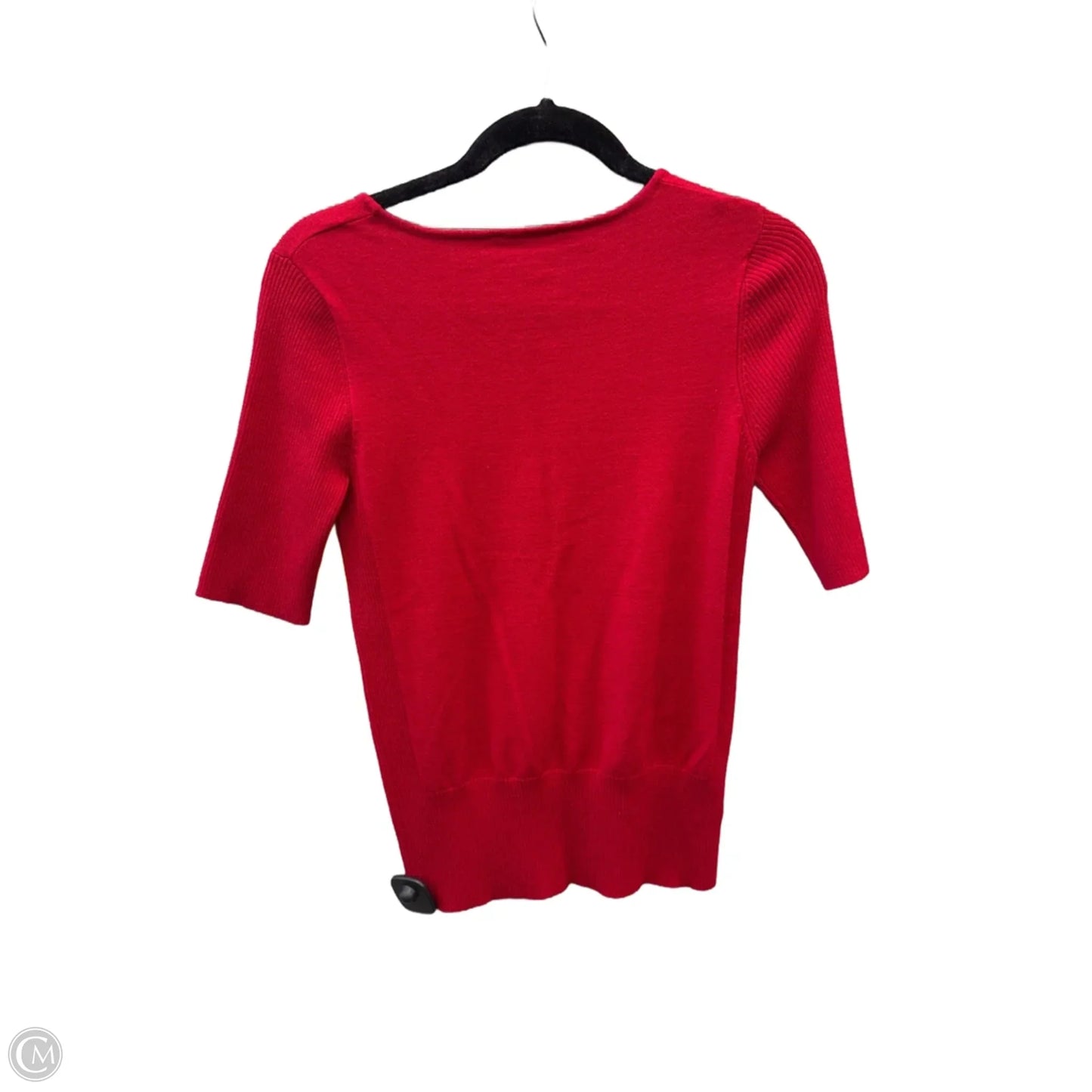 Top Short Sleeve By Jones Wear In Red, Size: M