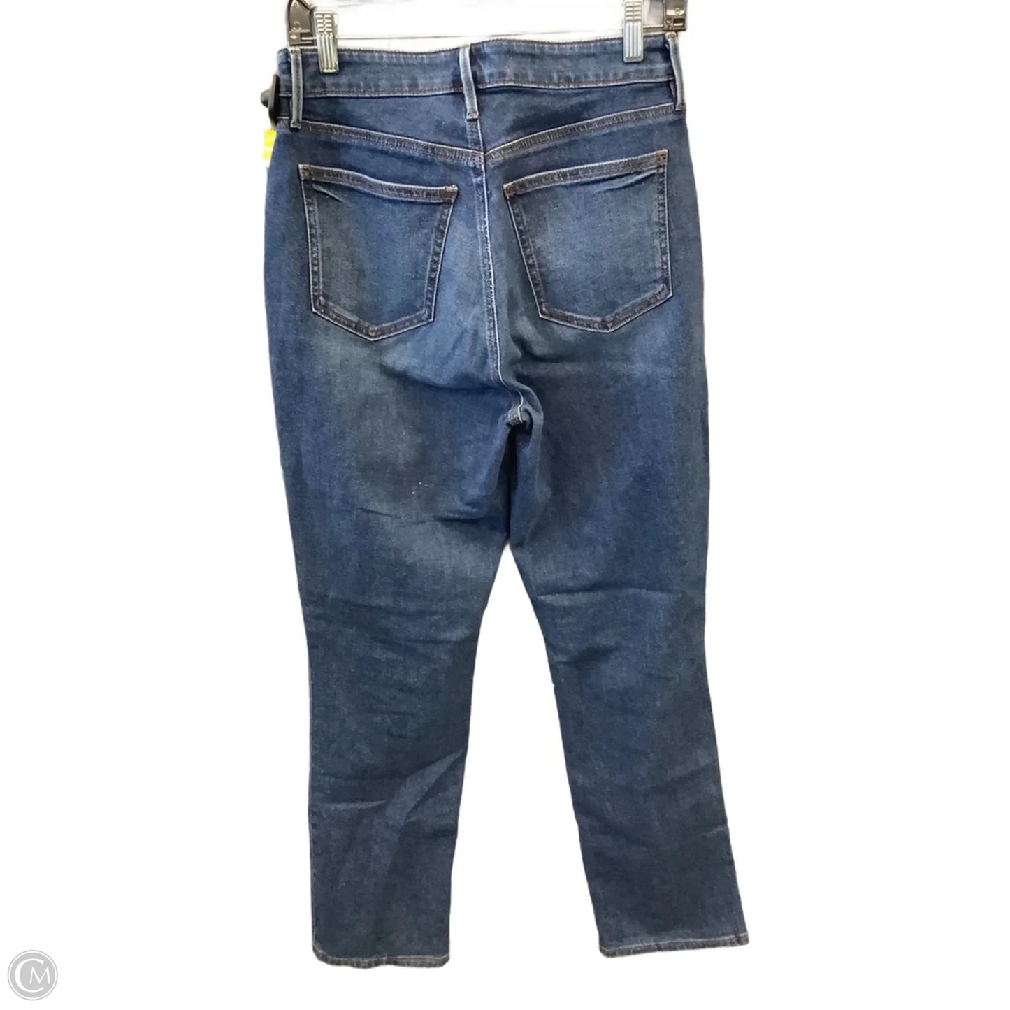 Jeans Straight By Ann Taylor In Blue Denim, Size: 4