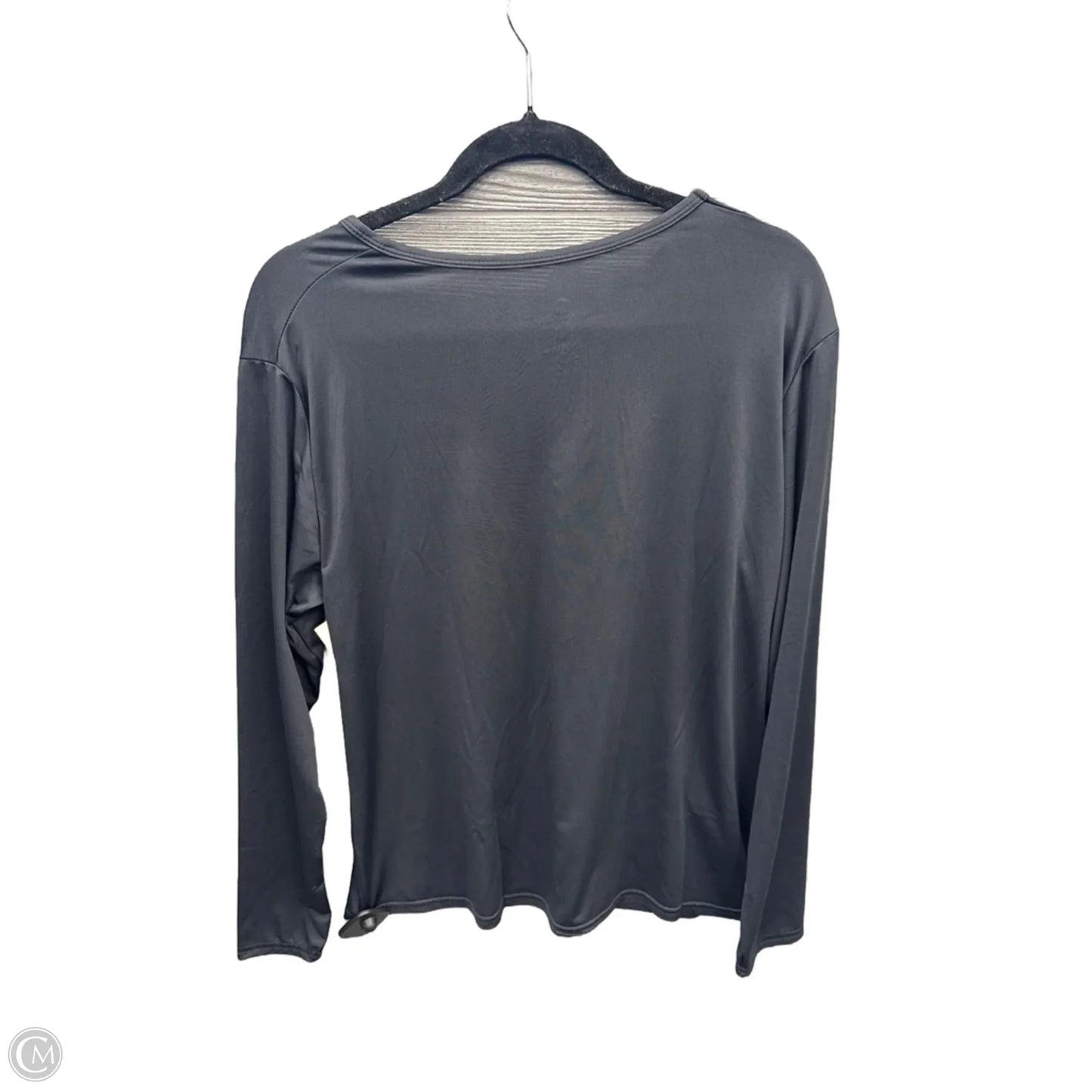 Top Long Sleeve Basic By Clothes Mentor In Grey, Size: 2x