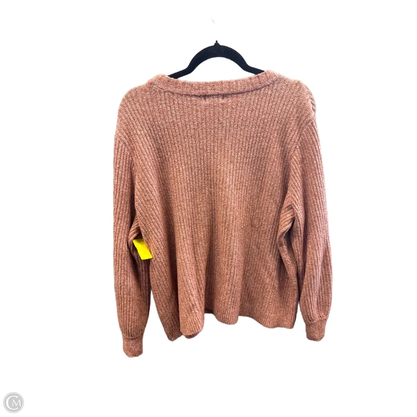 Sweater By Market & Spruce In Orange, Size: 2x