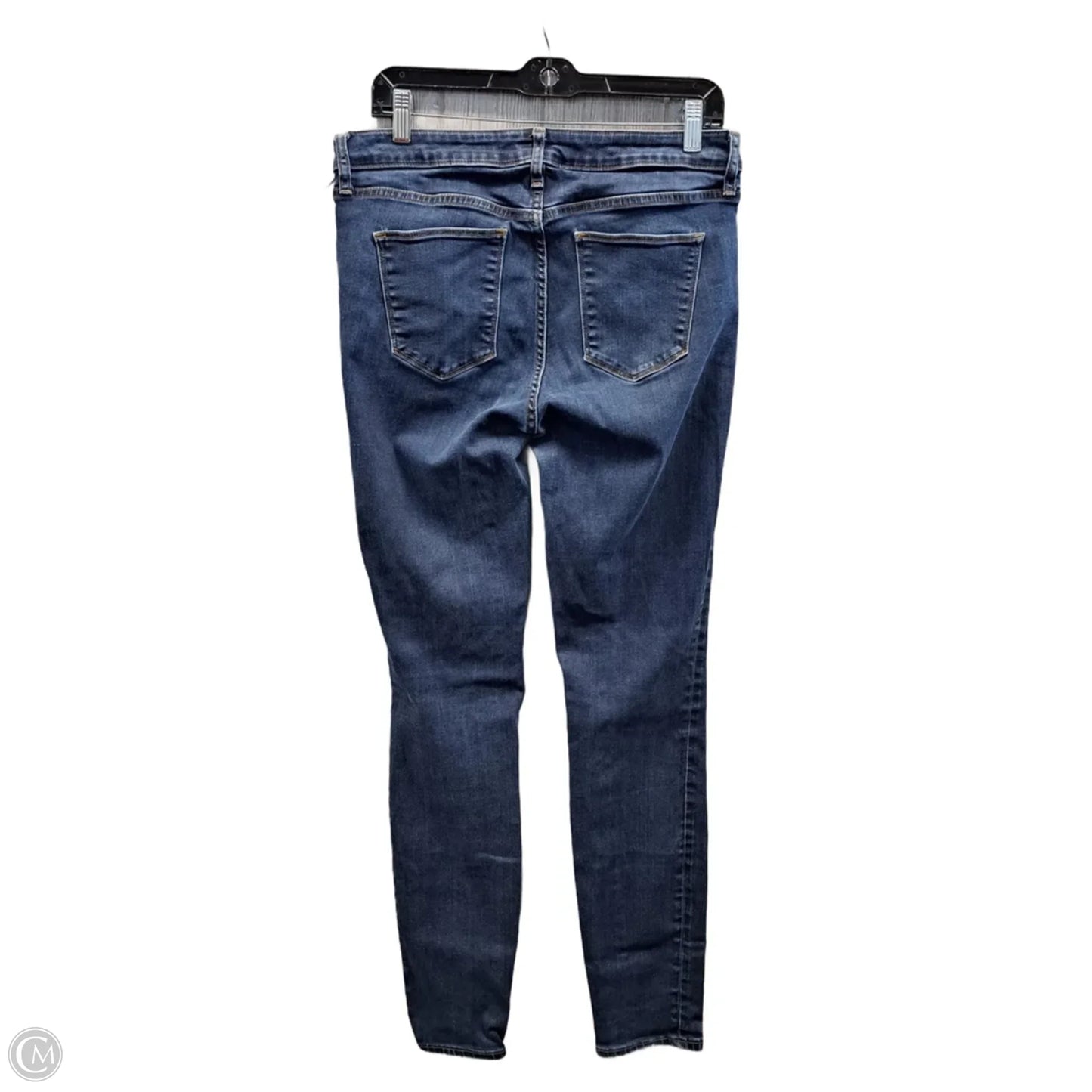 Jeans Skinny By Gap In Blue Denim, Size: 14