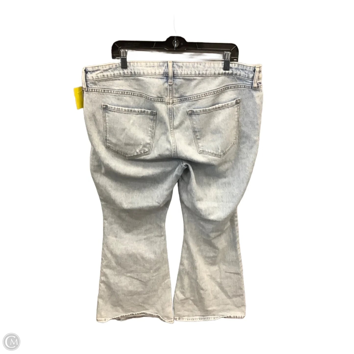 Jeans Flared By Old Navy In Blue Denim, Size: 16