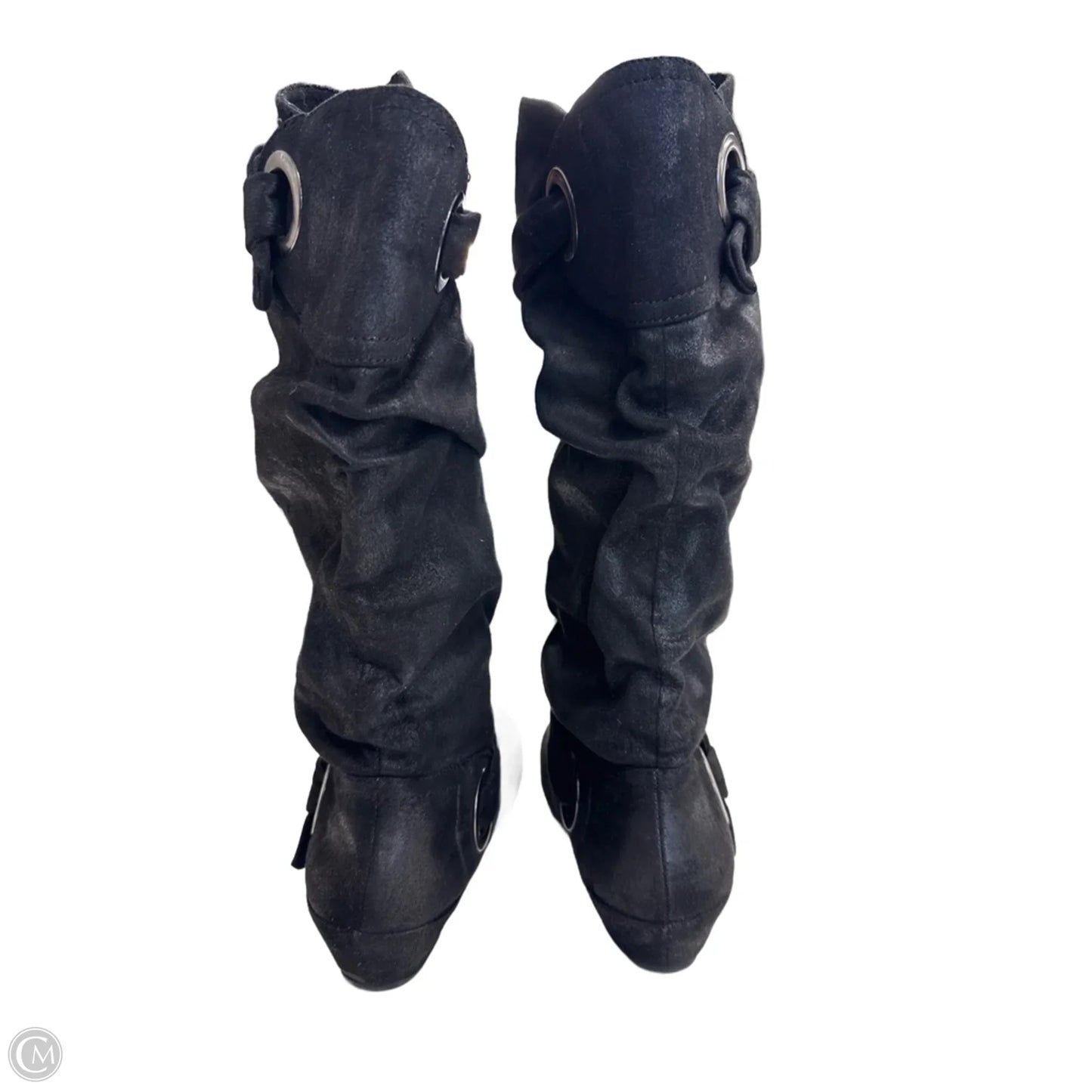 Boots Mid-calf Flats By Life Stride In Black, Size: 6.5