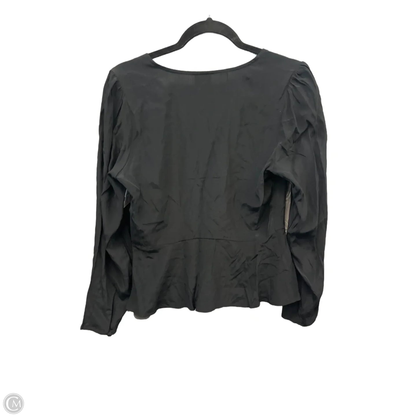 Top Long Sleeve By A New Day In Black, Size: M