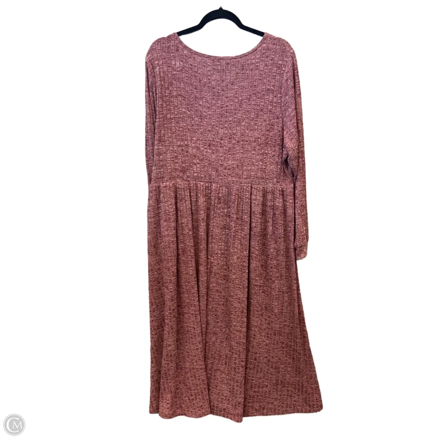 Dress Casual Midi By Bloomchic In Purple, Size: 1x