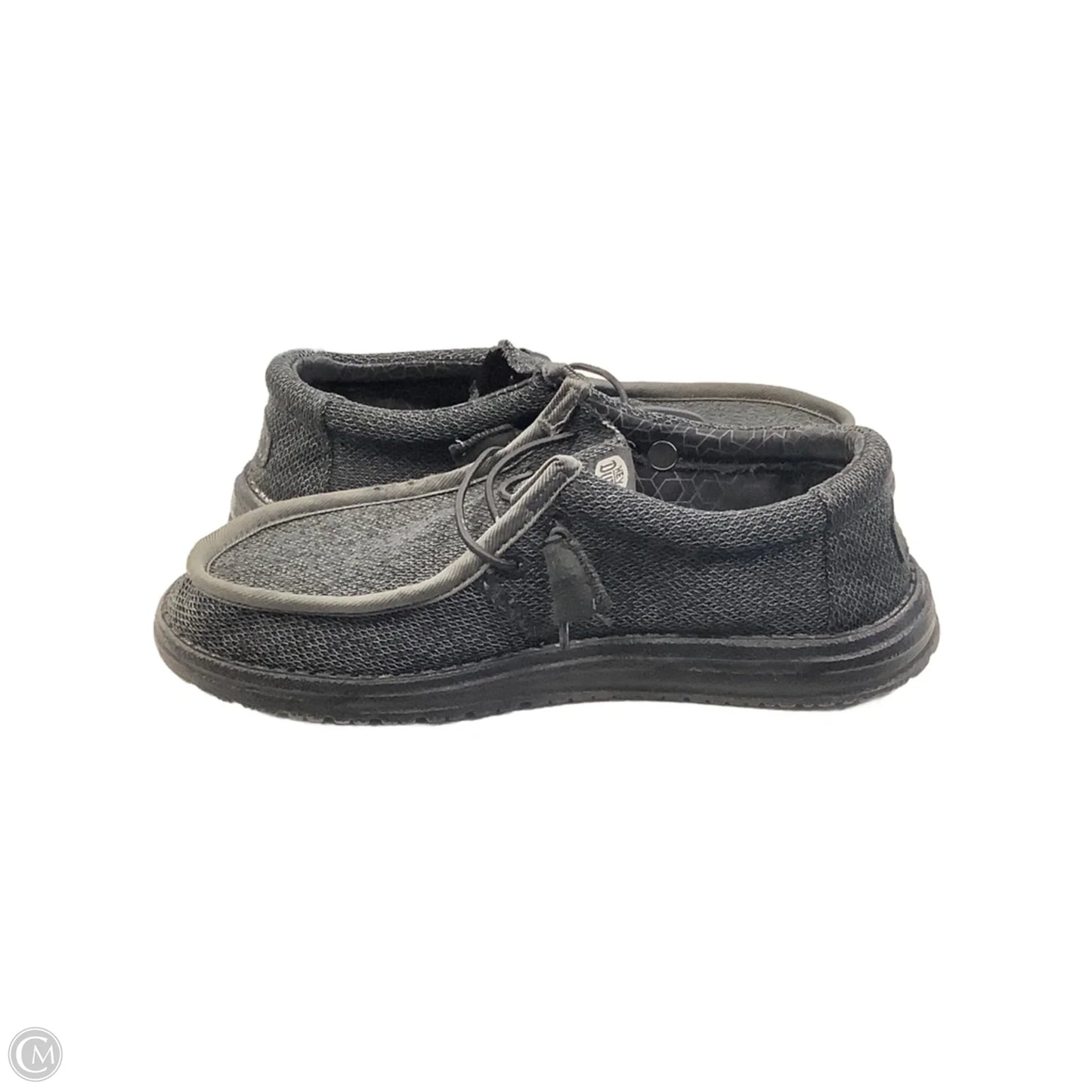 Shoes Flats By Hey Dude In Black, Size: 7