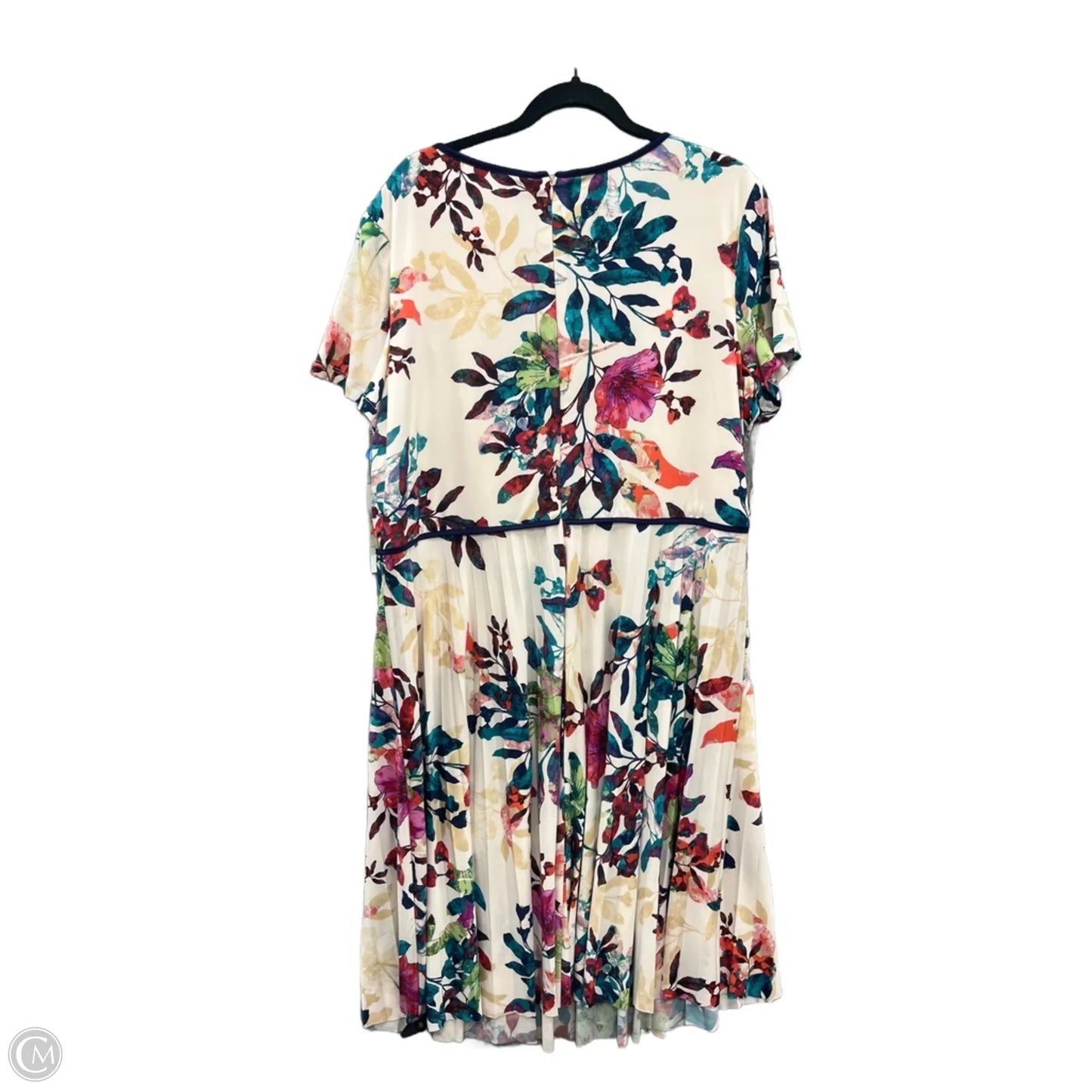 Dress Casual Midi By Maggy London In Floral Print, Size: 1x