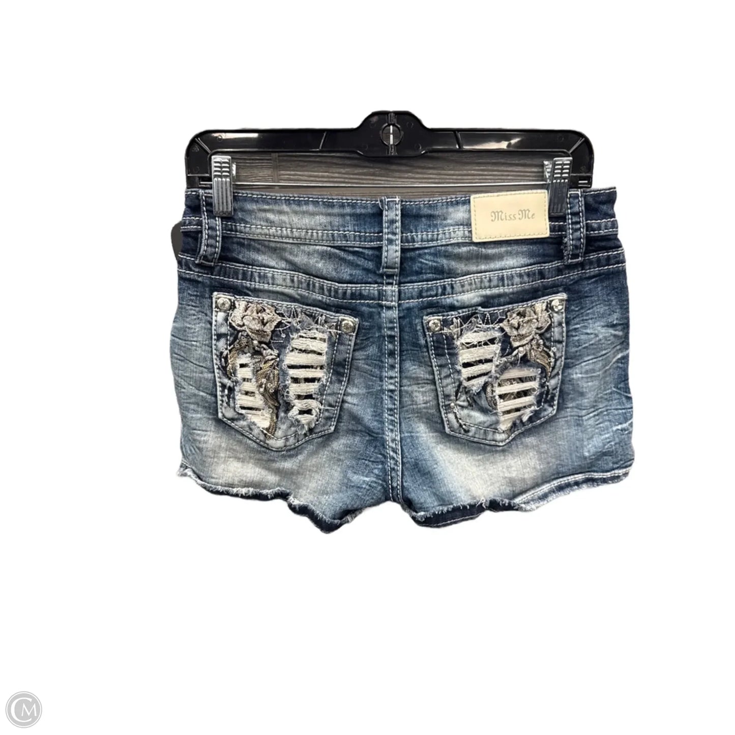 Shorts By Miss Me In Blue Denim, Size: 8