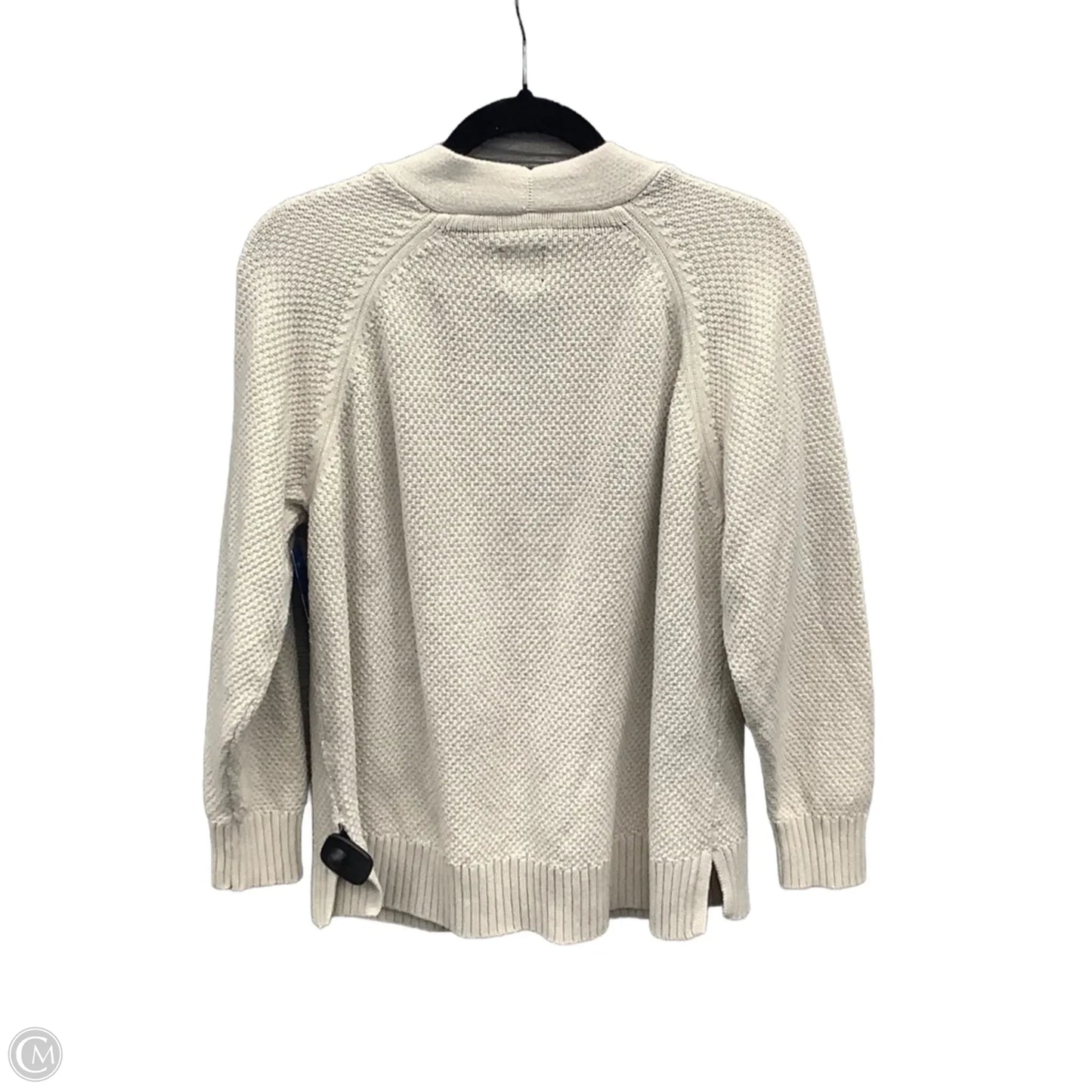 Sweater Cardigan By Gap In Beige, Size: Xl