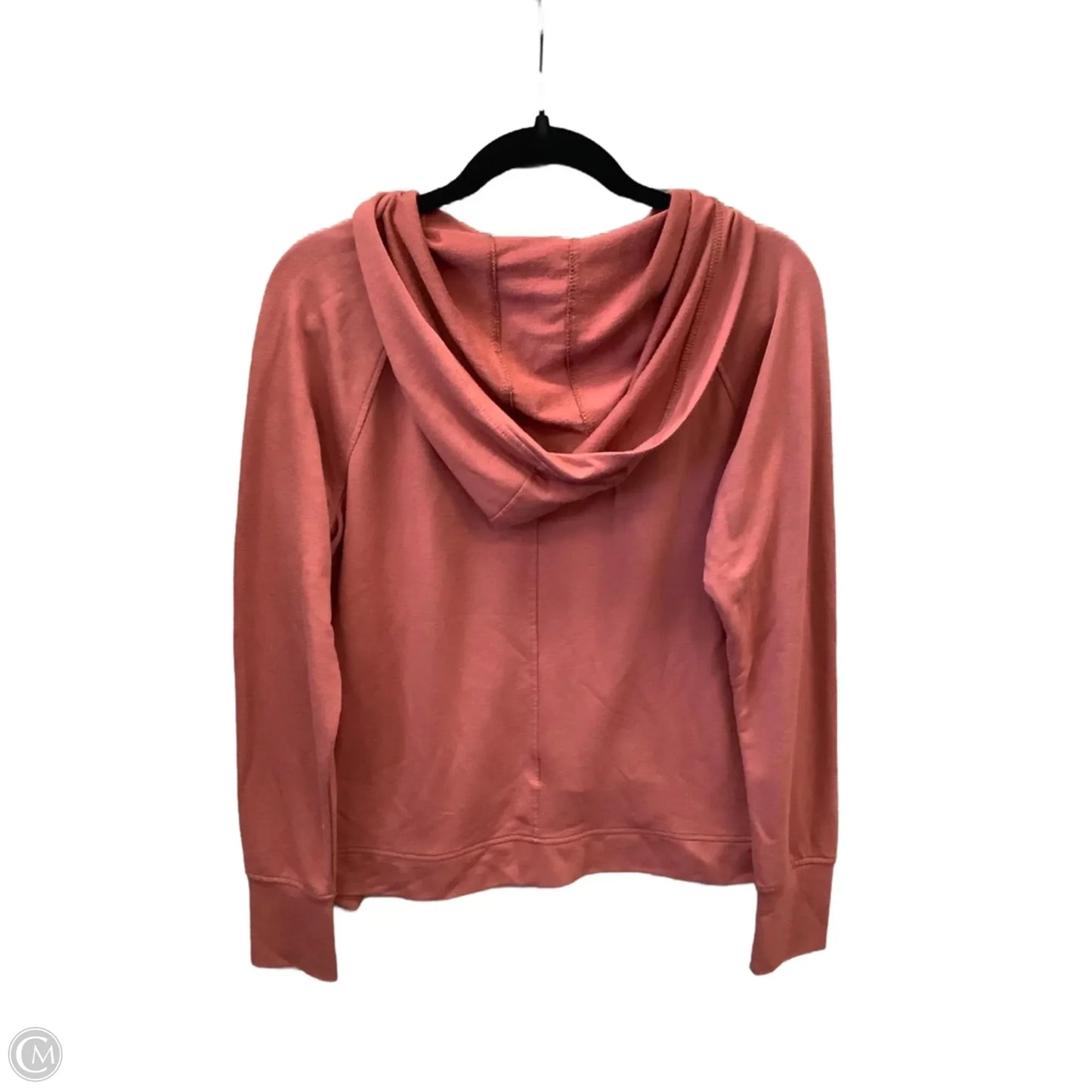 Athletic Top Long Sleeve Hoodie By Danskin In Pink, Size: S