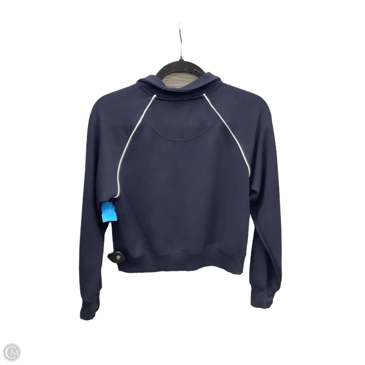 Athletic Top Long Sleeve Collar By Offline By Aerie In Navy, Size: Xs