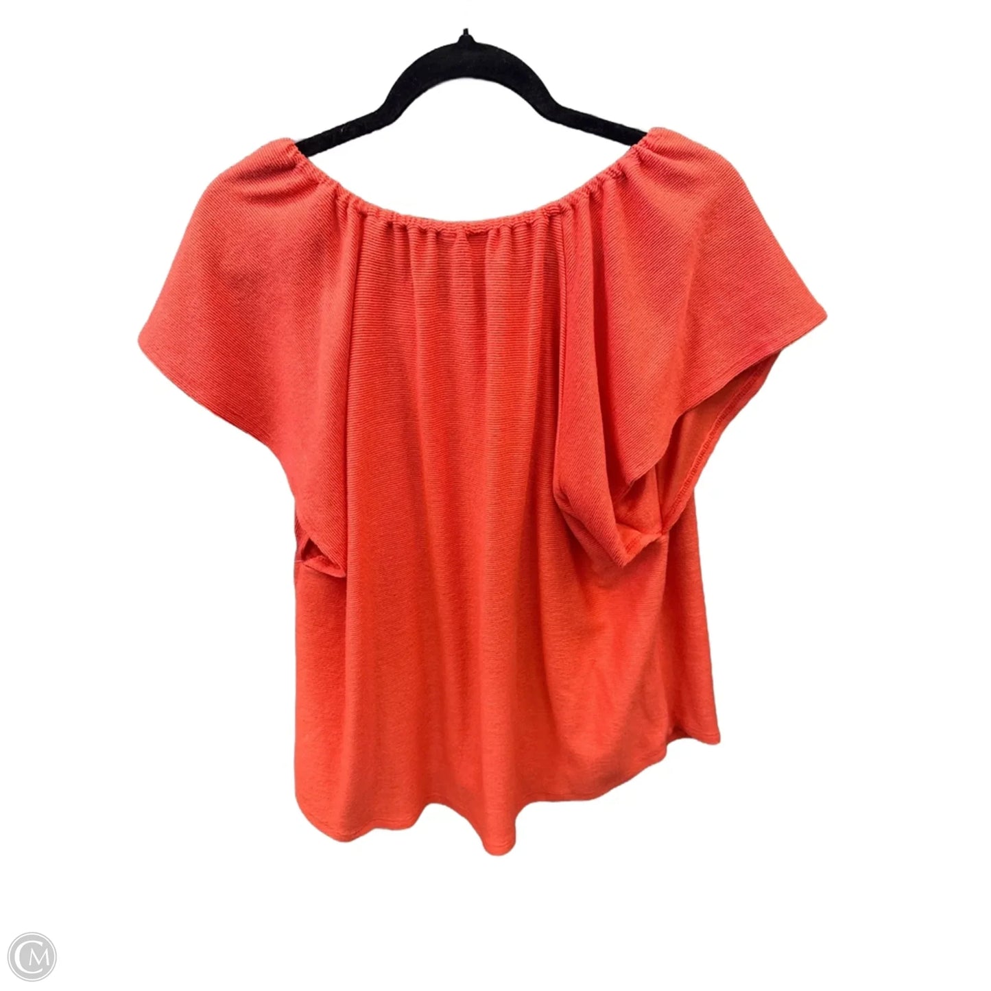 Top Short Sleeve By Crown And Ivy In Orange, Size: Xl