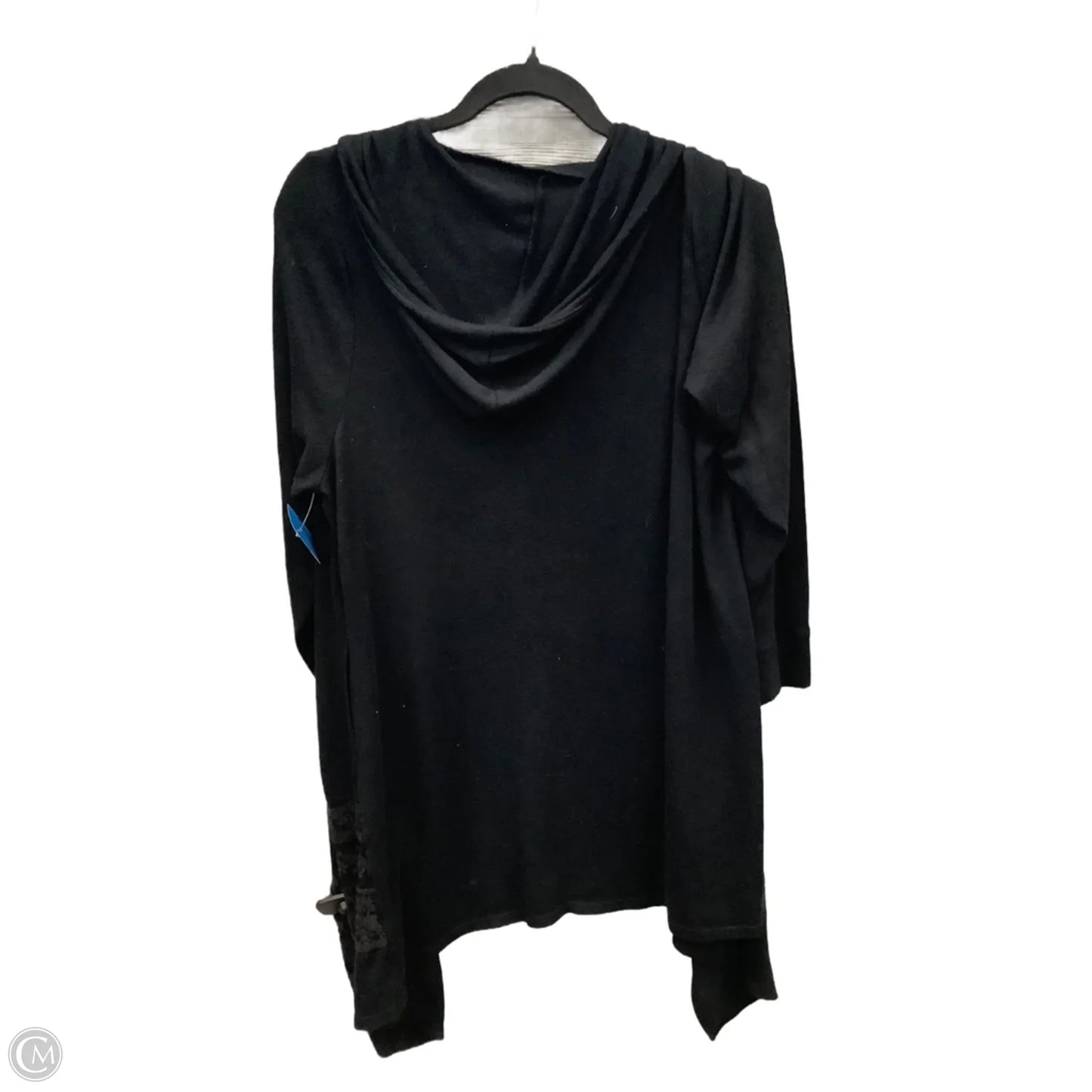 Cardigan By One World In Black, Size: 2x