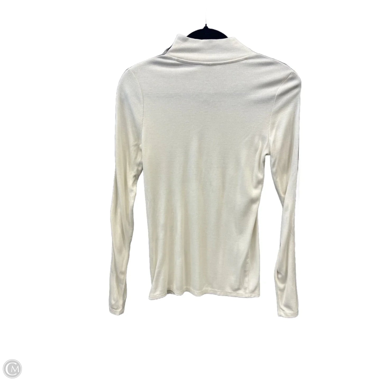 Top Long Sleeve By Lou And Grey In Cream, Size: S