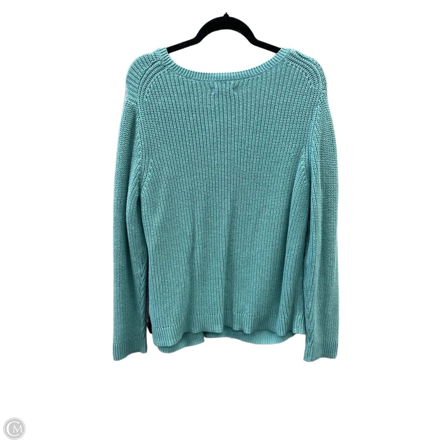 Sweater By Croft And Barrow In Green, Size: Xxl