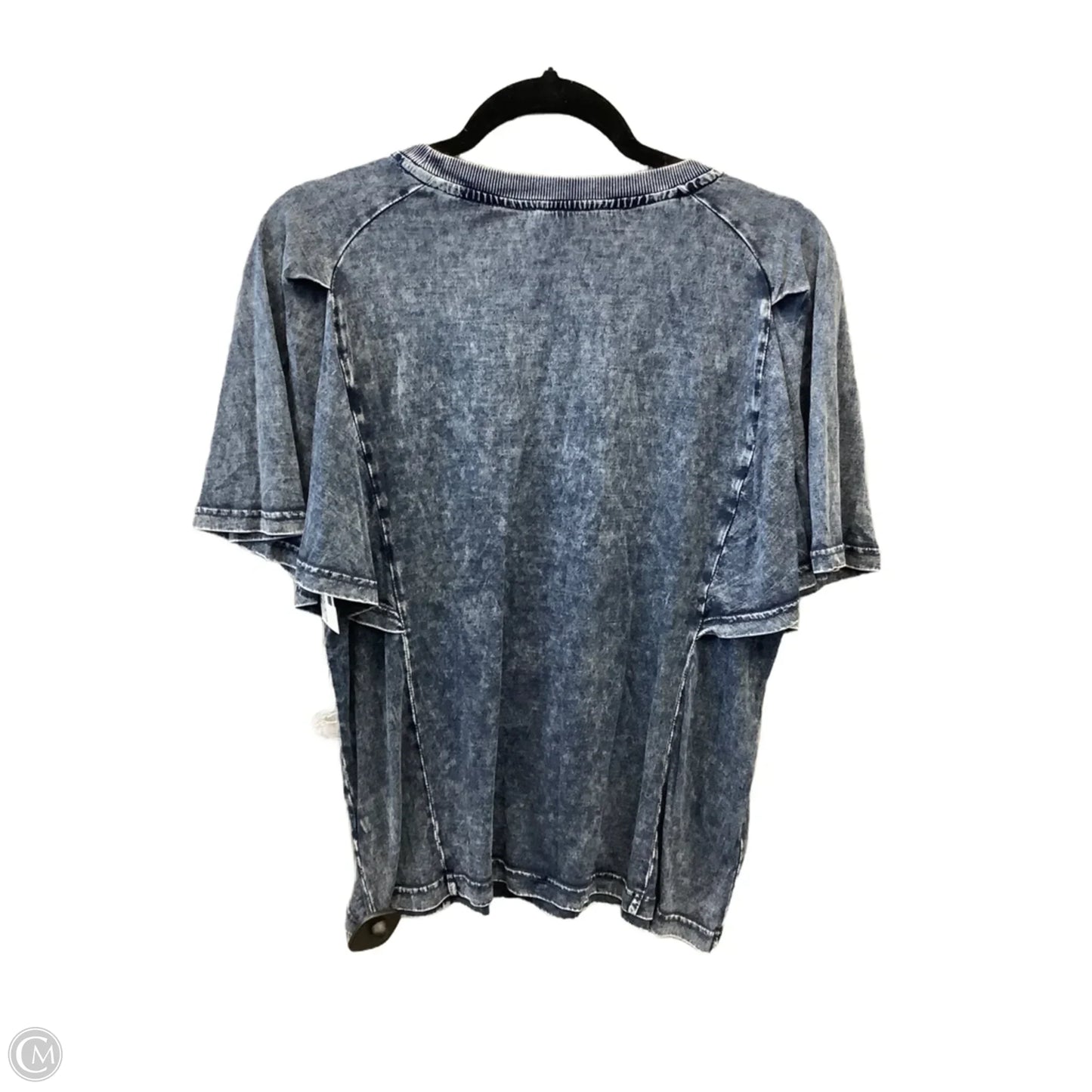 Top Short Sleeve By Jane And Delancey In Blue, Size: L