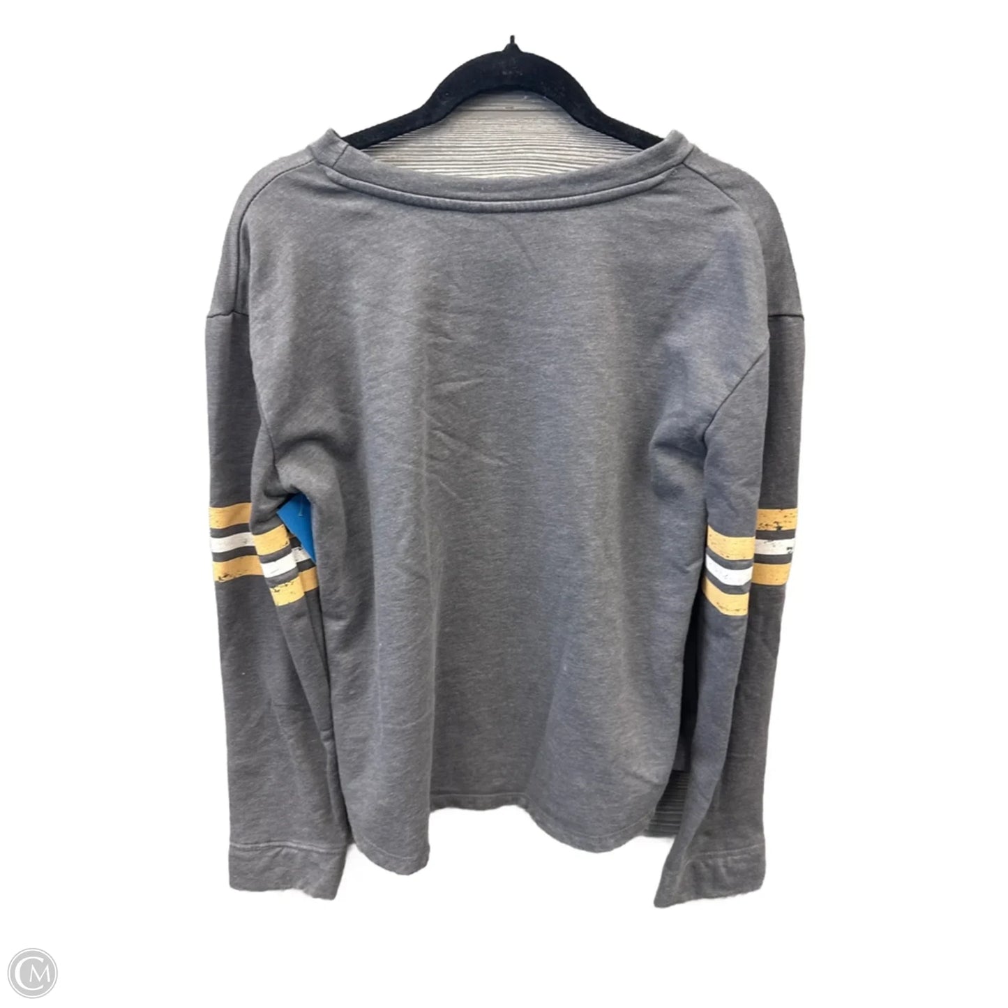 Top Long Sleeve By Clothes Mentor In Grey, Size: M