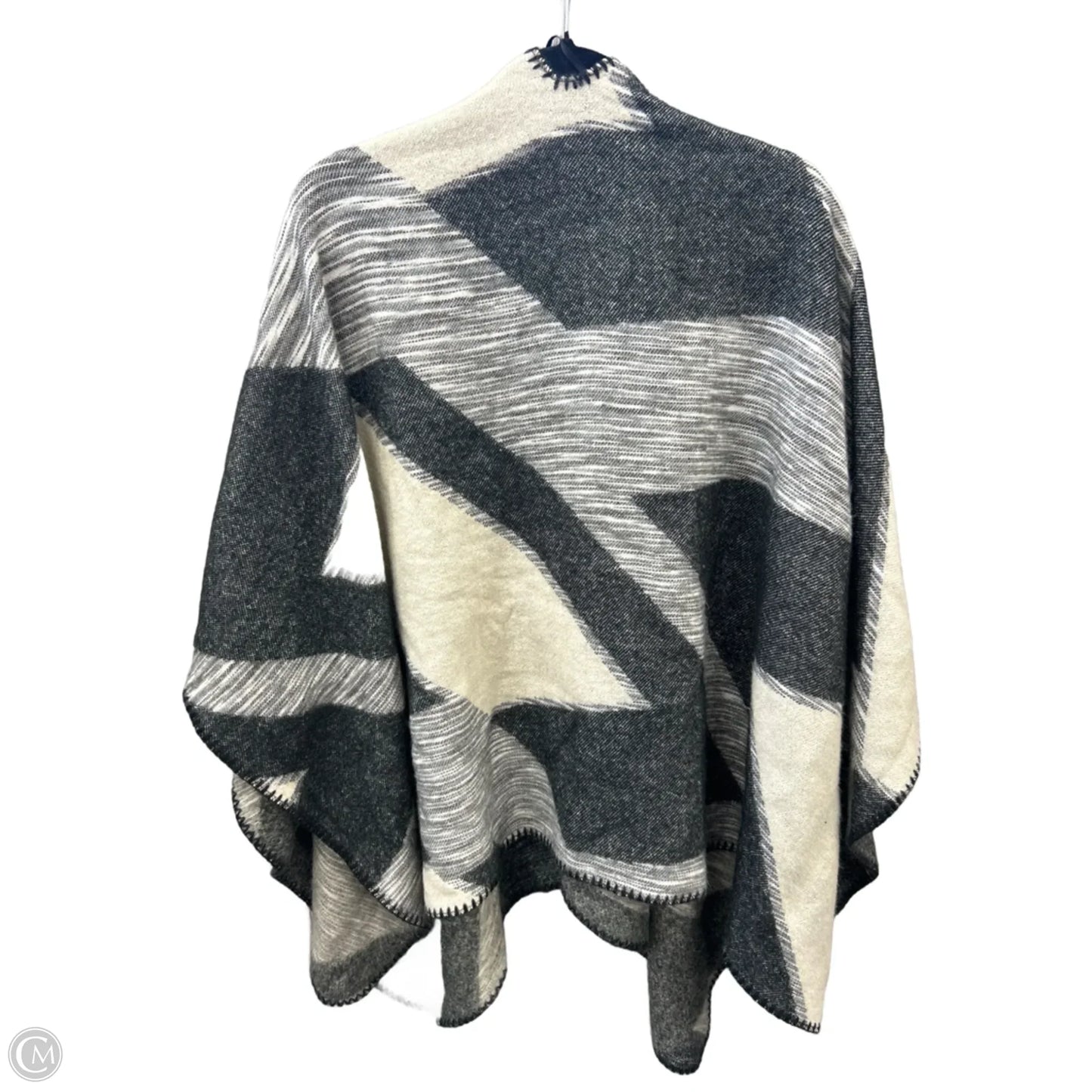 Shawl By Apt 9 In Grey, Size: Osfm