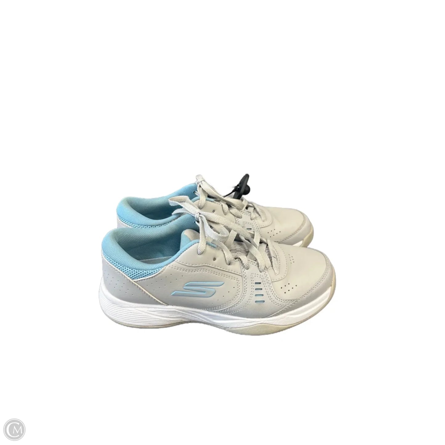 Shoes Athletic By Skechers In Blue & Grey, Size: 7