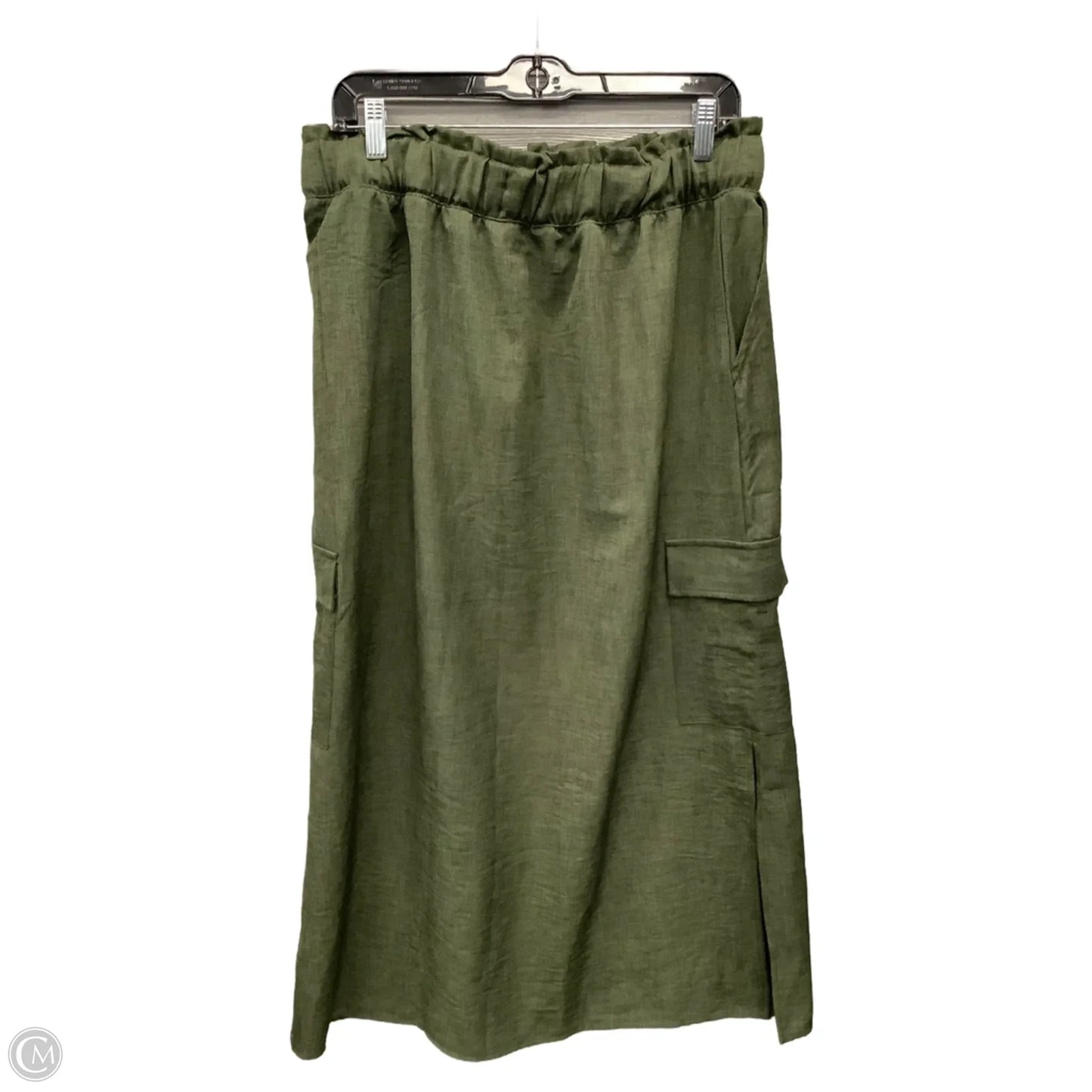 Skirt Maxi By Clothes Mentor In Green, Size: 14