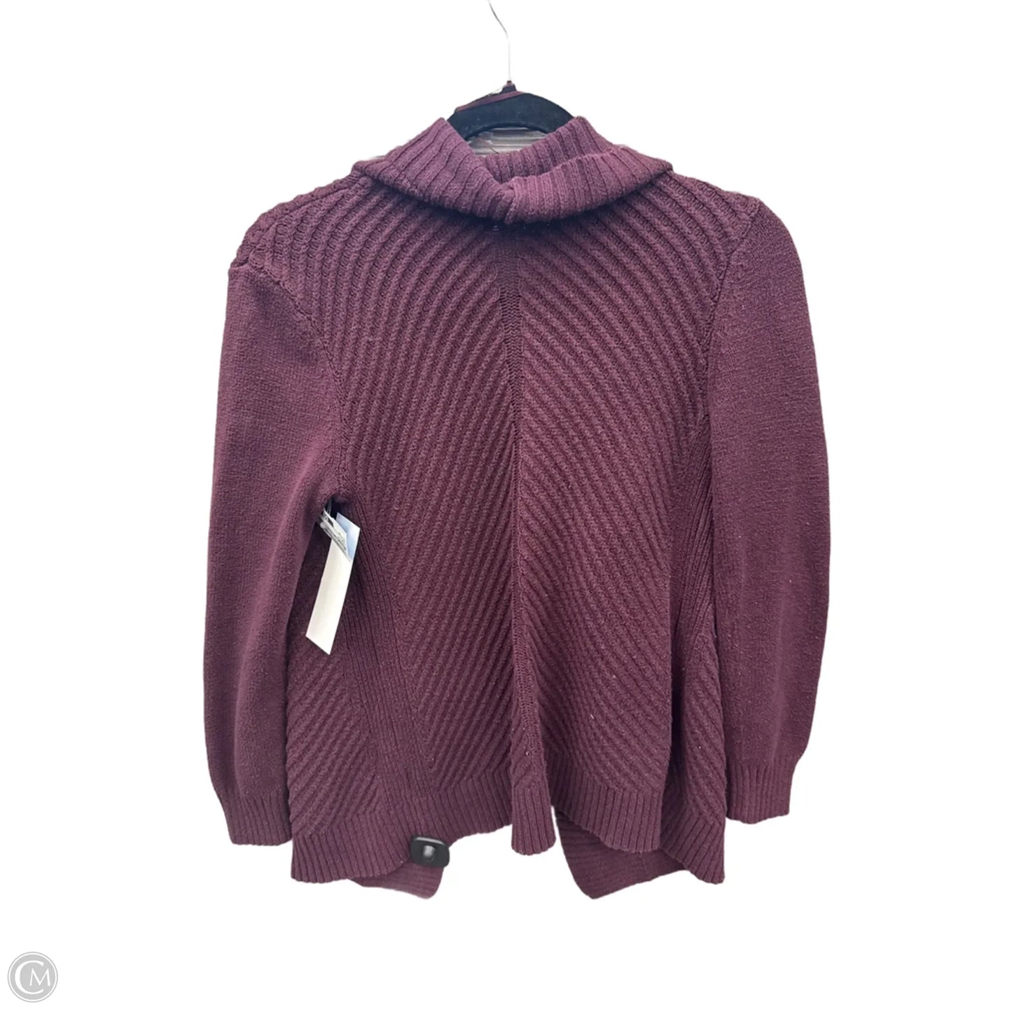 Cardigan By Croft And Barrow In Purple, Size: Sp