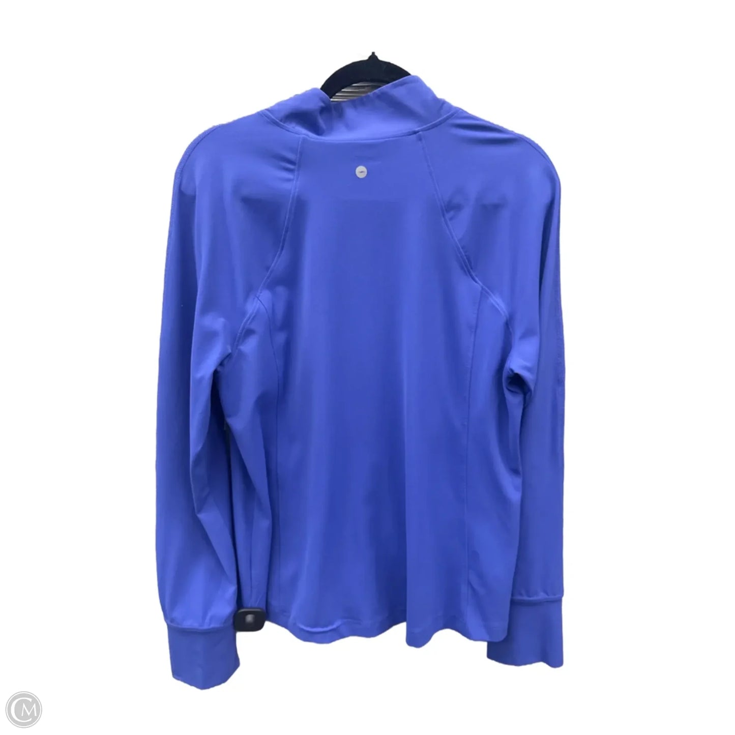 Athletic Top Long Sleeve Collar By Avia In Blue, Size: Xl