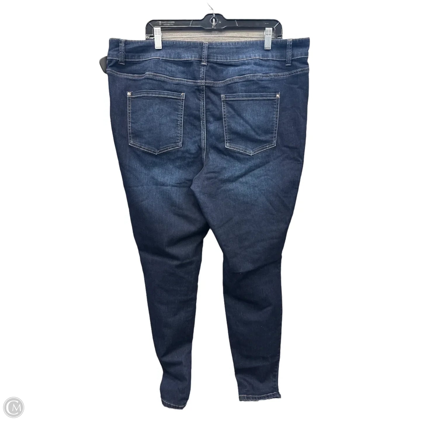 Jeans Skinny By Maurices In Blue Denim, Size: 20