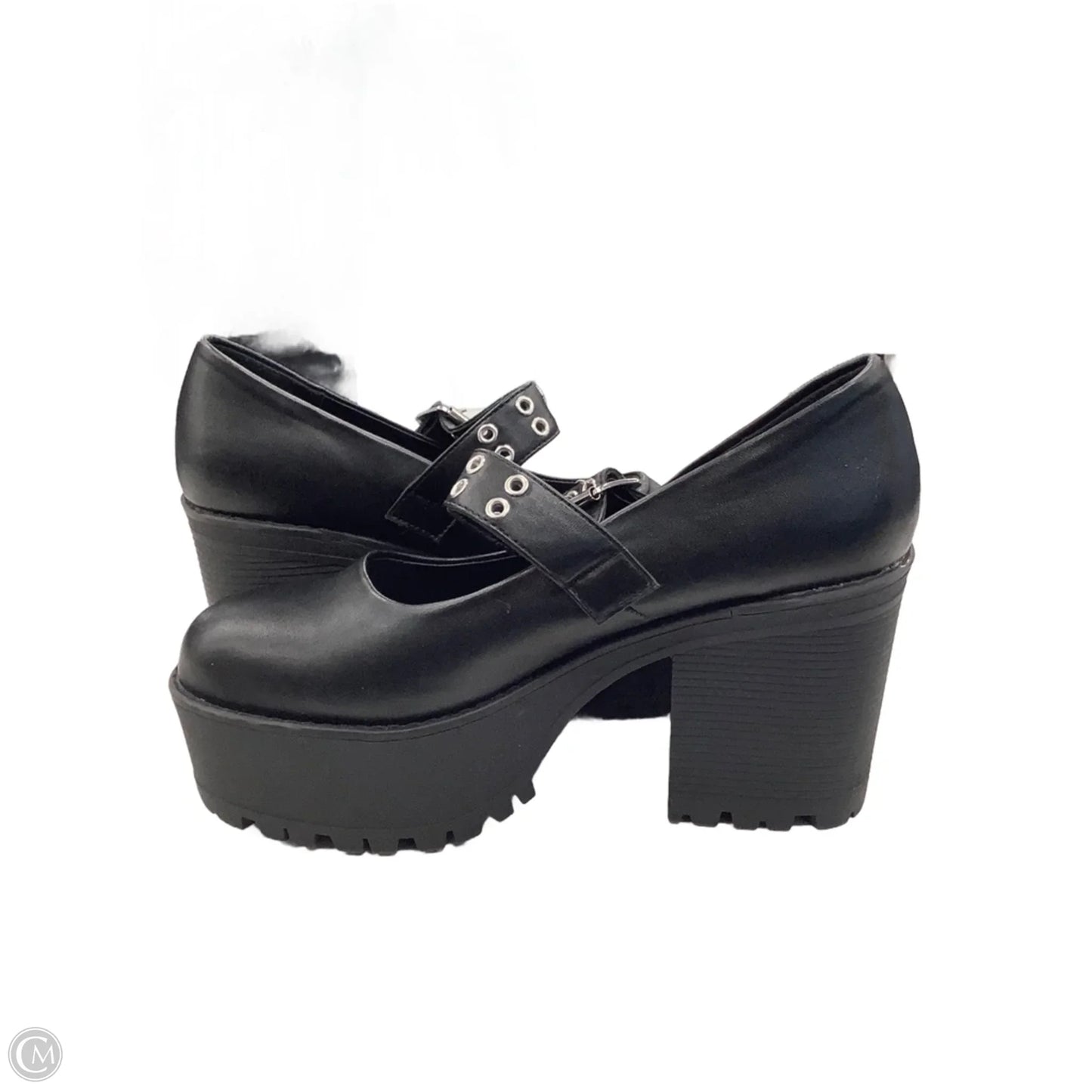 Shoes Heels Platform By Clothes Mentor In Blue, Size: 11