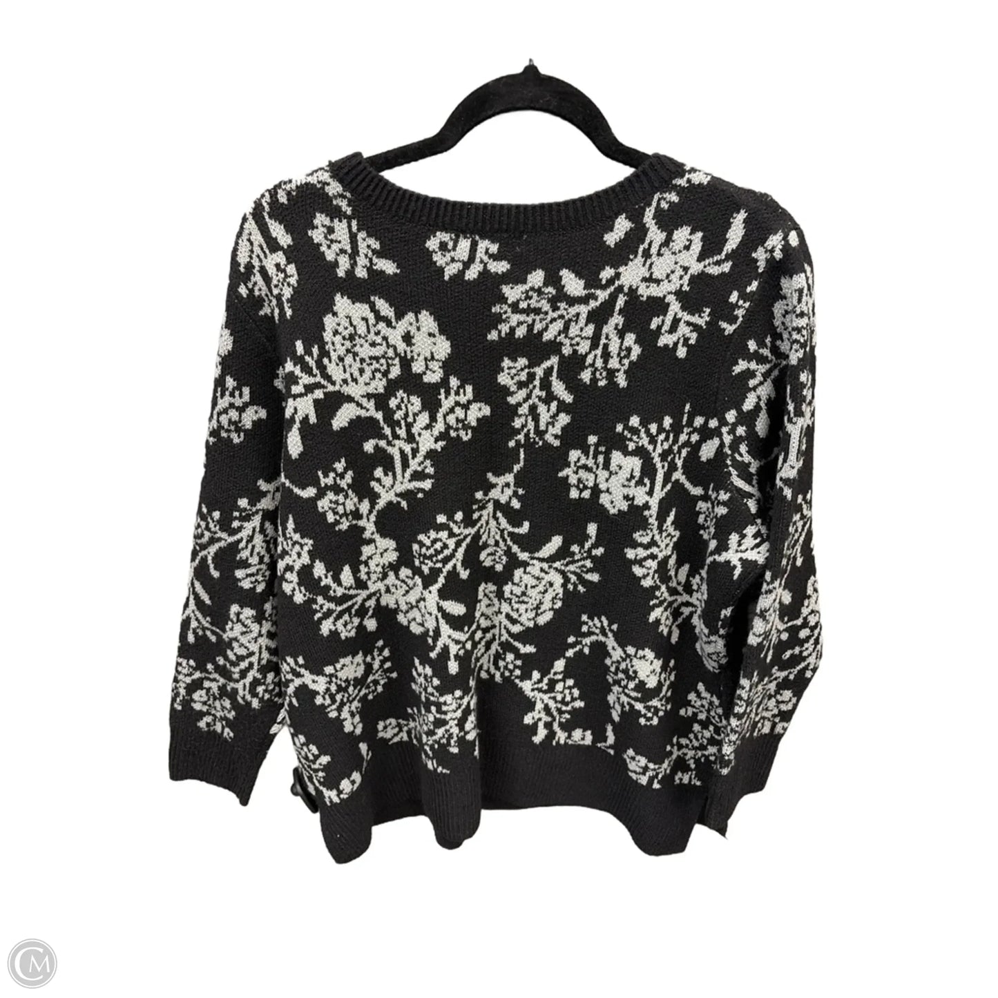 Sweater By Croft And Barrow In Black, Size: Xlp