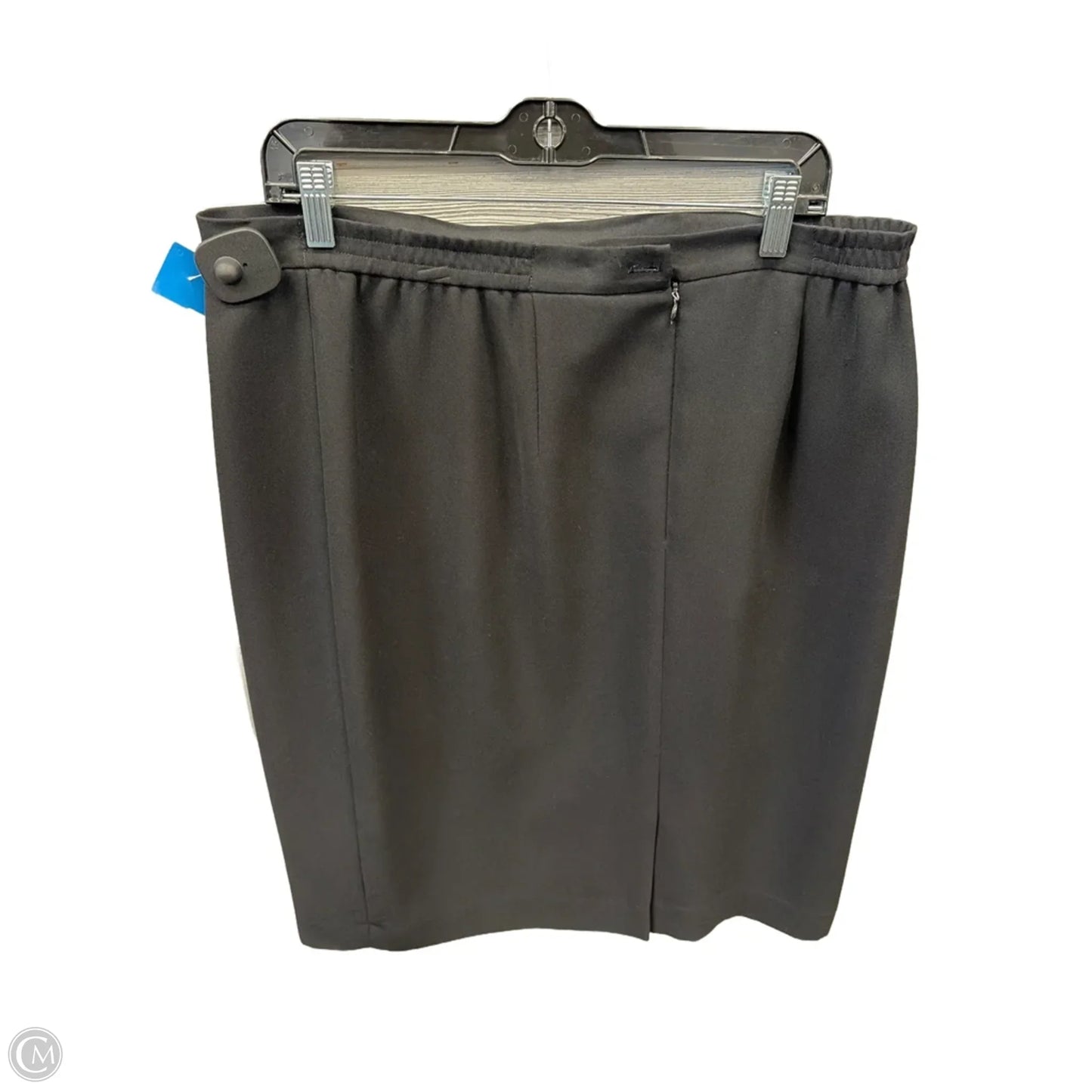 Skirt Midi By August Max Woman In Black, Size: 14