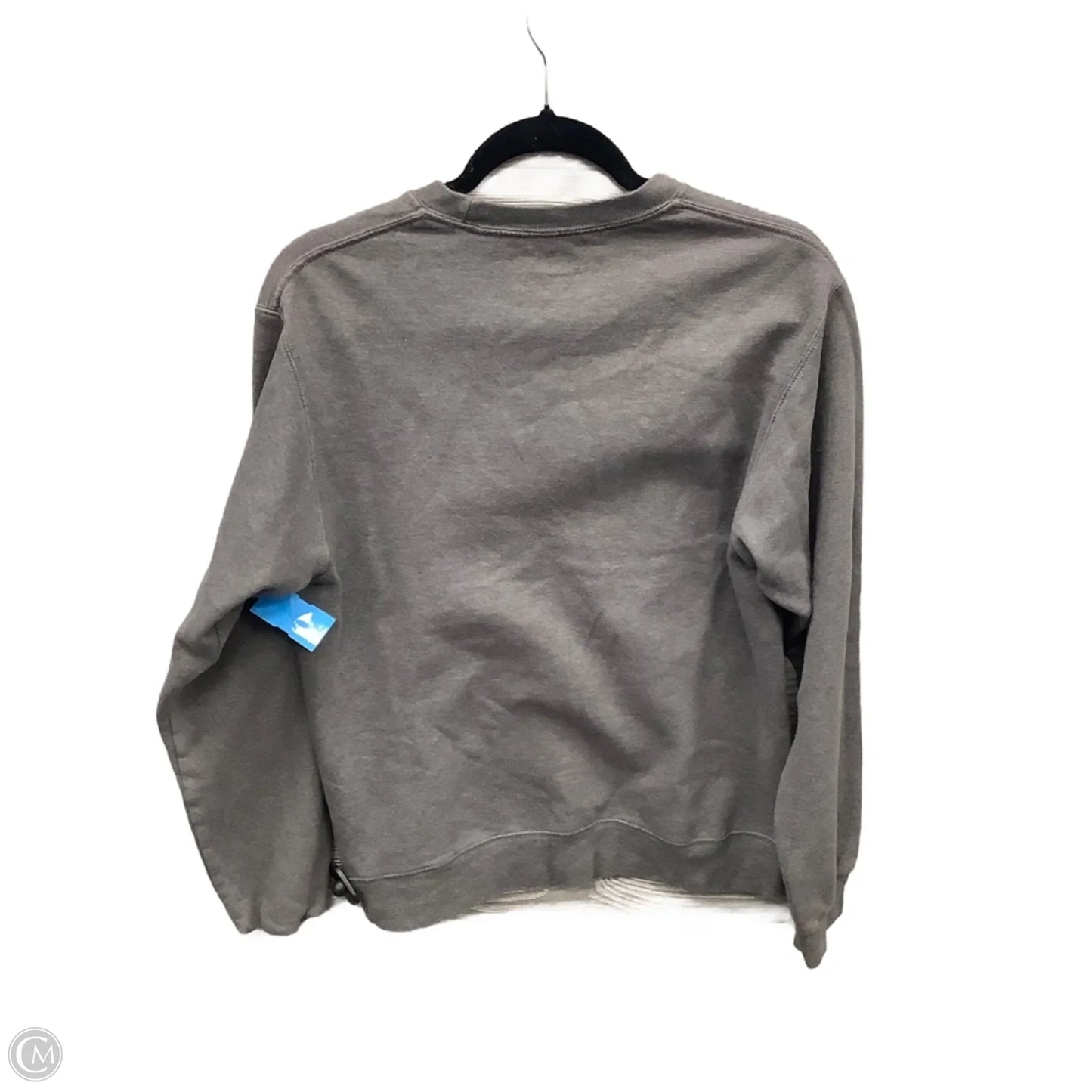 Sweatshirt Crewneck By Fruit Of The Loom In Grey, Size: S