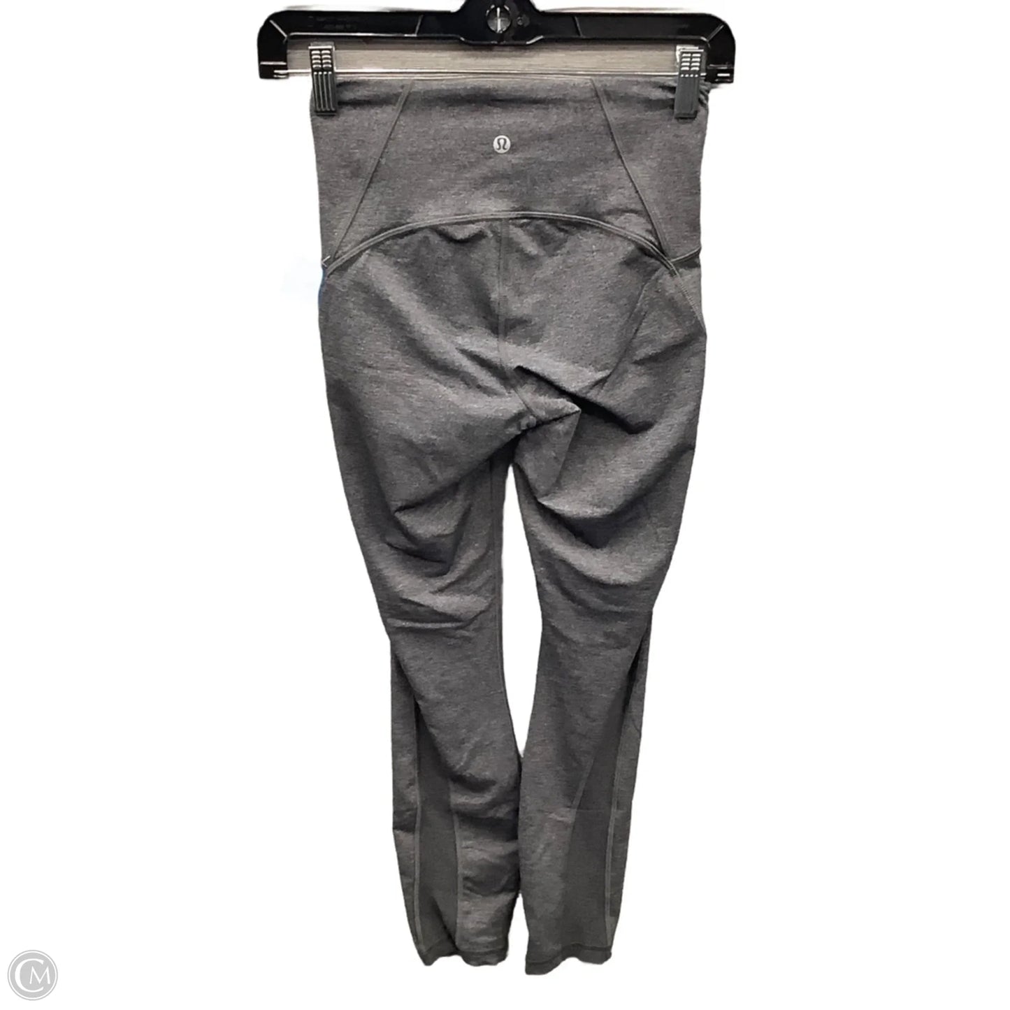 Athletic Capris By Lululemon In Grey, Size: 4
